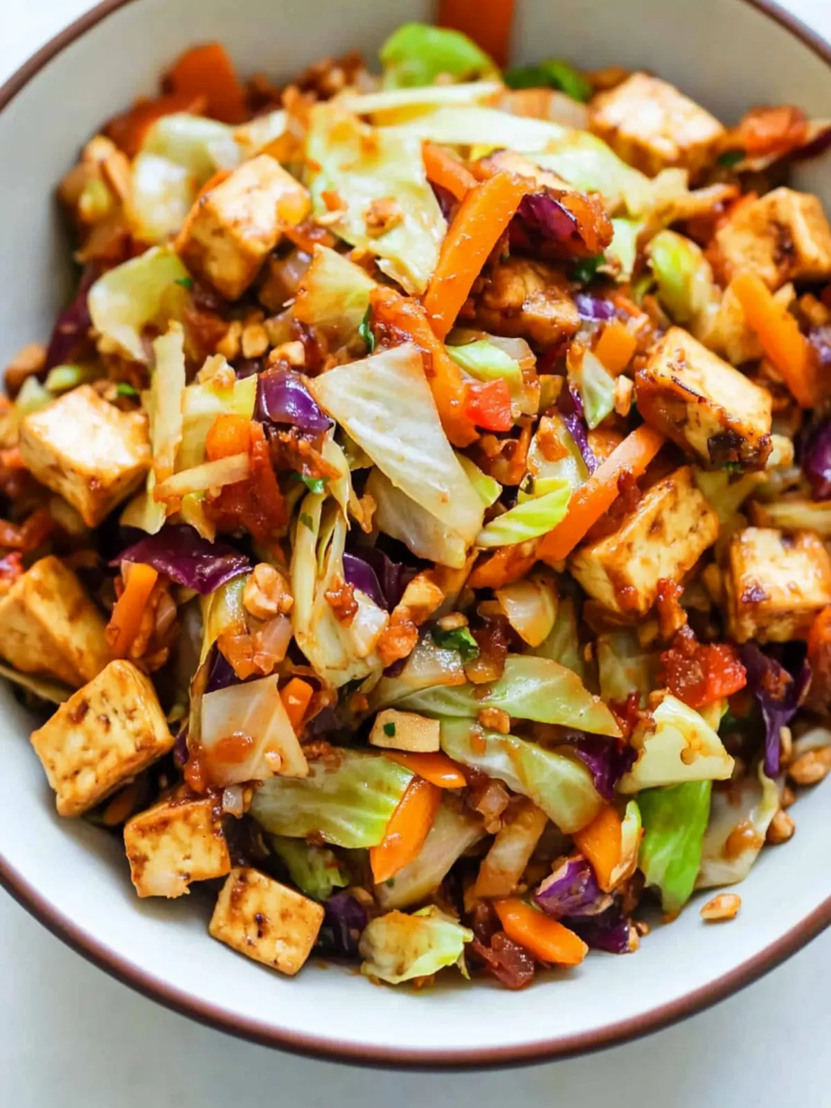 Savory Easy Cabbage Tofu Stir-Fry Ready in Just 20 Minutes 2 Easy Cabbage Tofu Stir-Fry