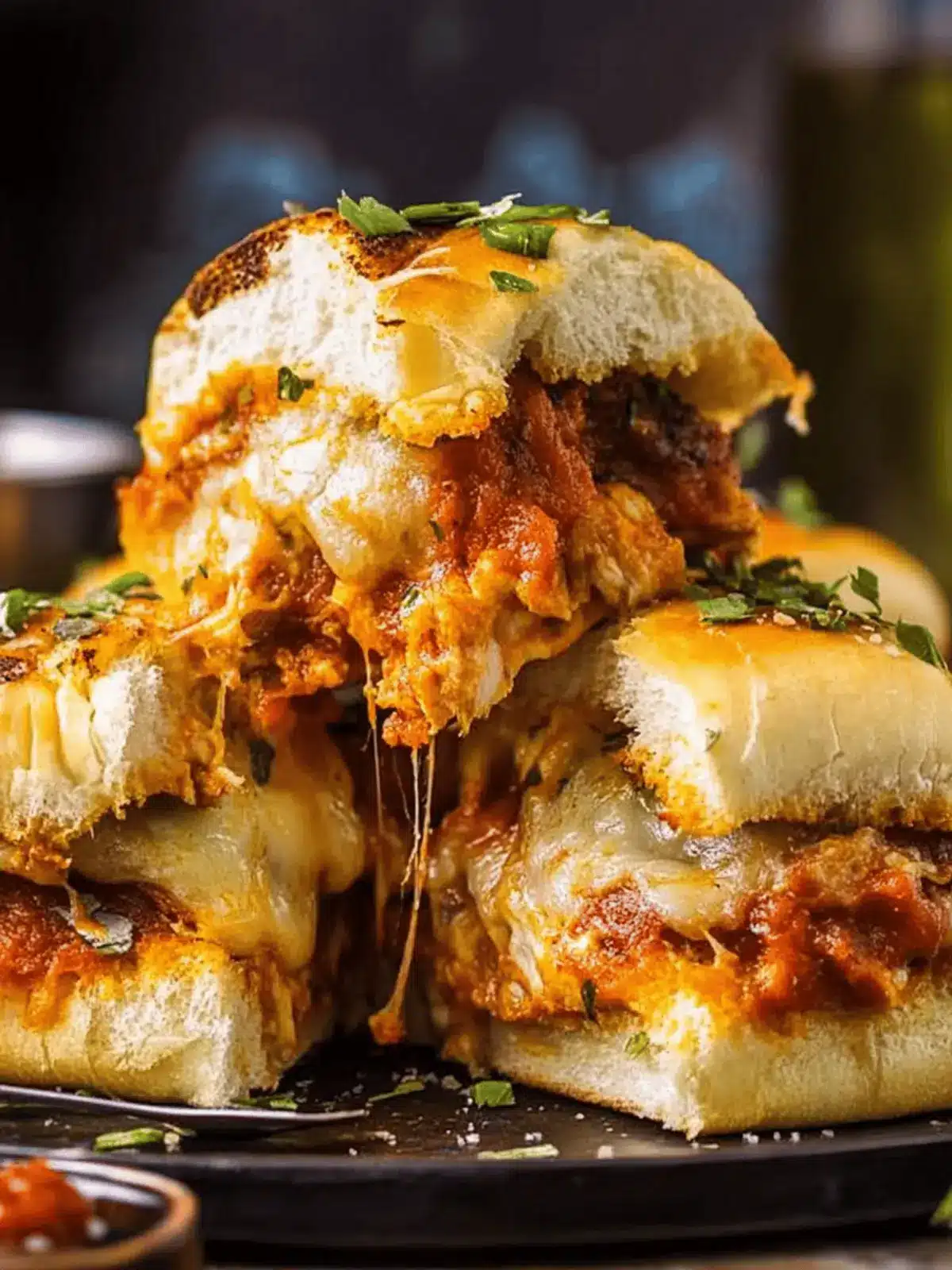 Savor Easy Chicken Parmesan Sliders for Effortless Gatherings 4 Chicken Parmesan Sliders