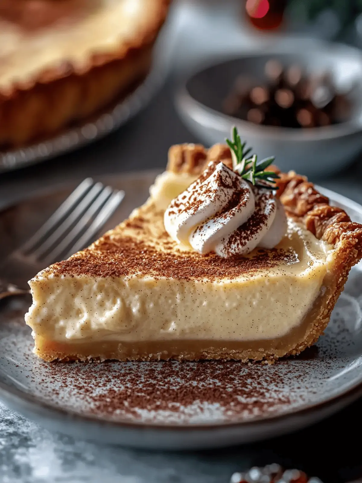 Perfect Your Christmas Eve Cinnamon-Vanilla Custard Pie Delight 3 Perfect Your Christmas Eve Cinnamon-vanilla Creamy Custard Pie