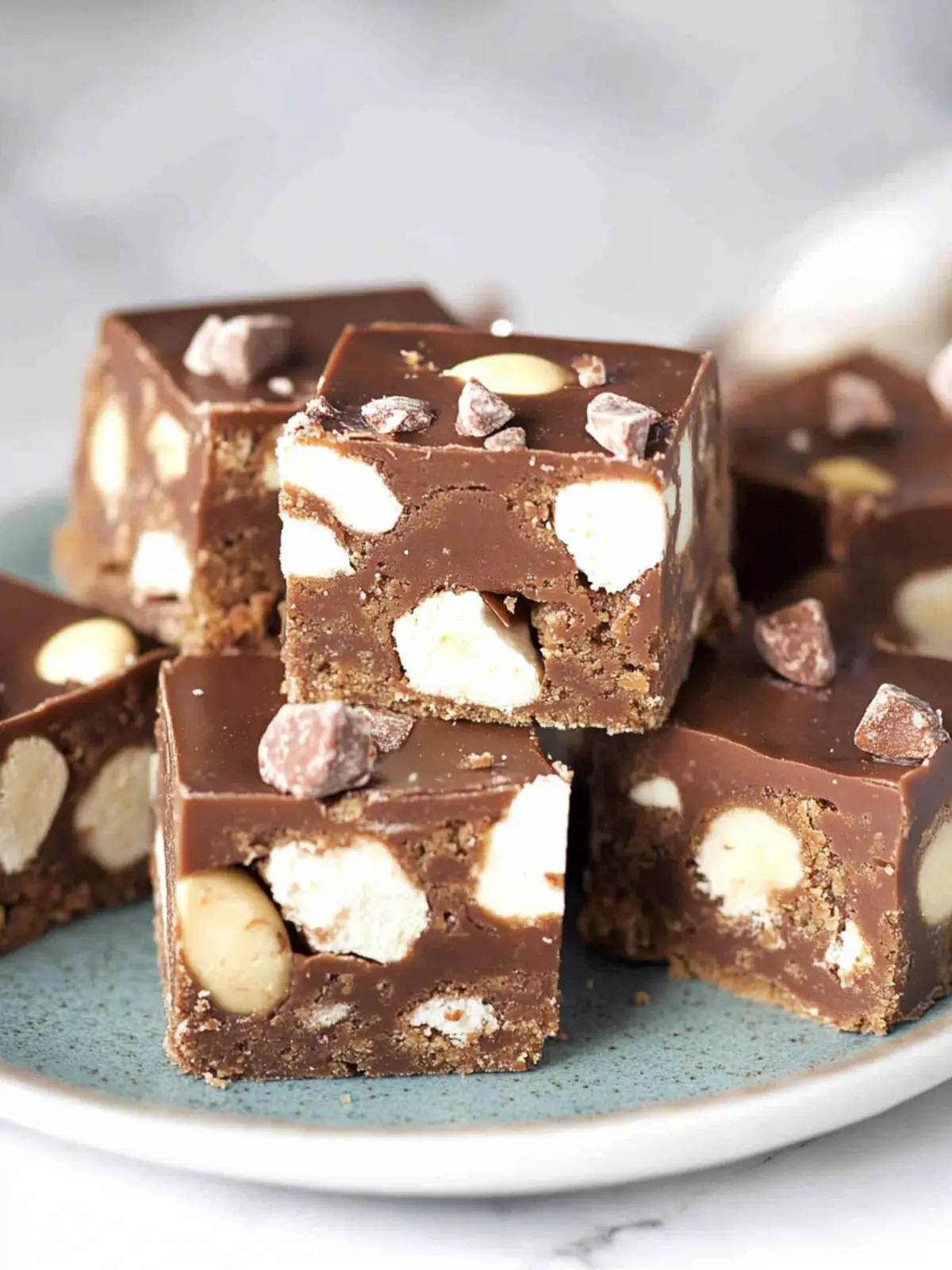 Decadent Rocky Road Fudge Ready in Just 10 Minutes 4 Rocky Road Fudge