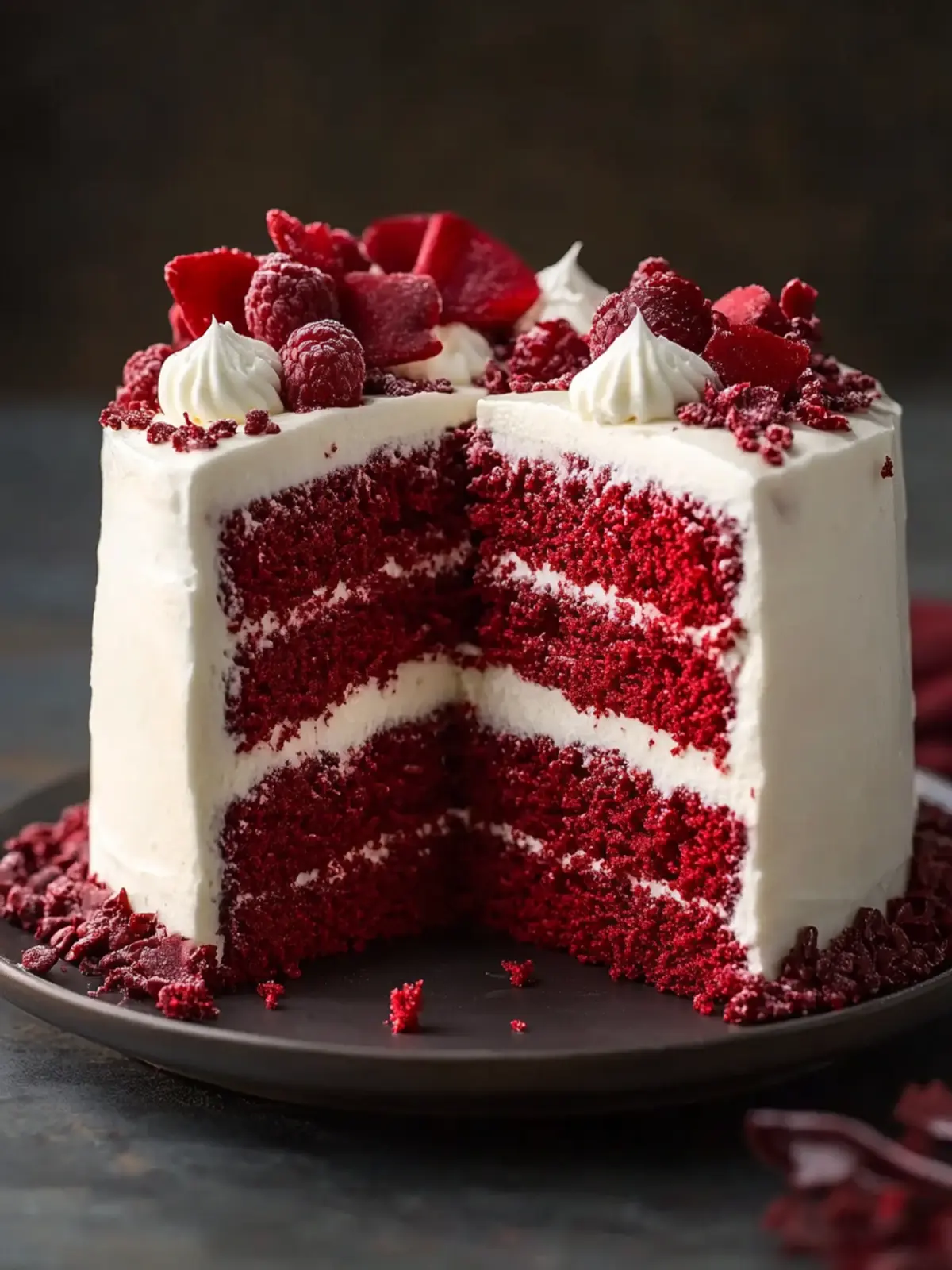 Decadent Red Velvet Cake with Creamy Frosting Bliss 2 Red Velvet Cake