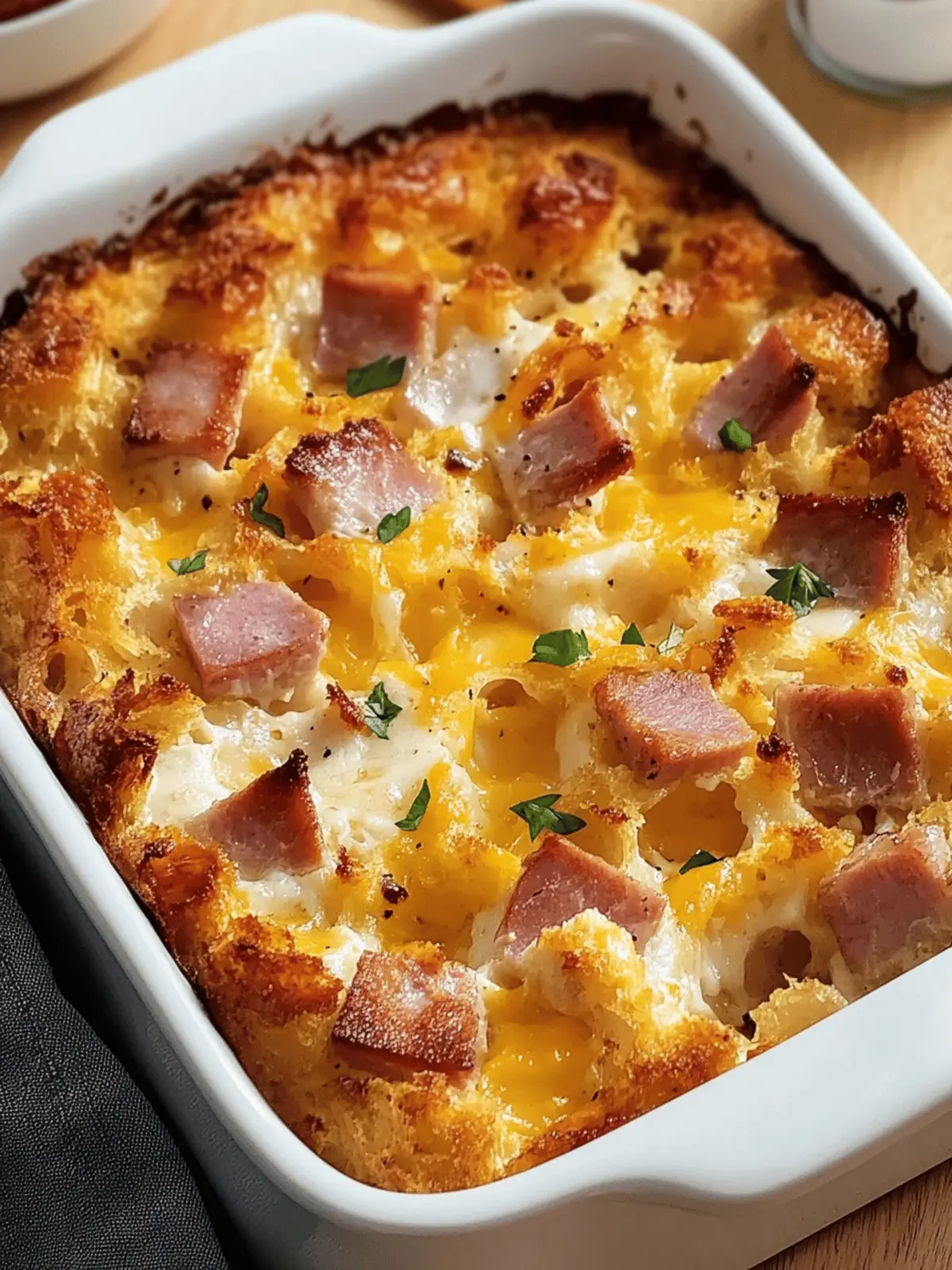 Savory Ham and Cheese Strata for a Cozy Breakfast Delight 4 Ham and Cheese Strata