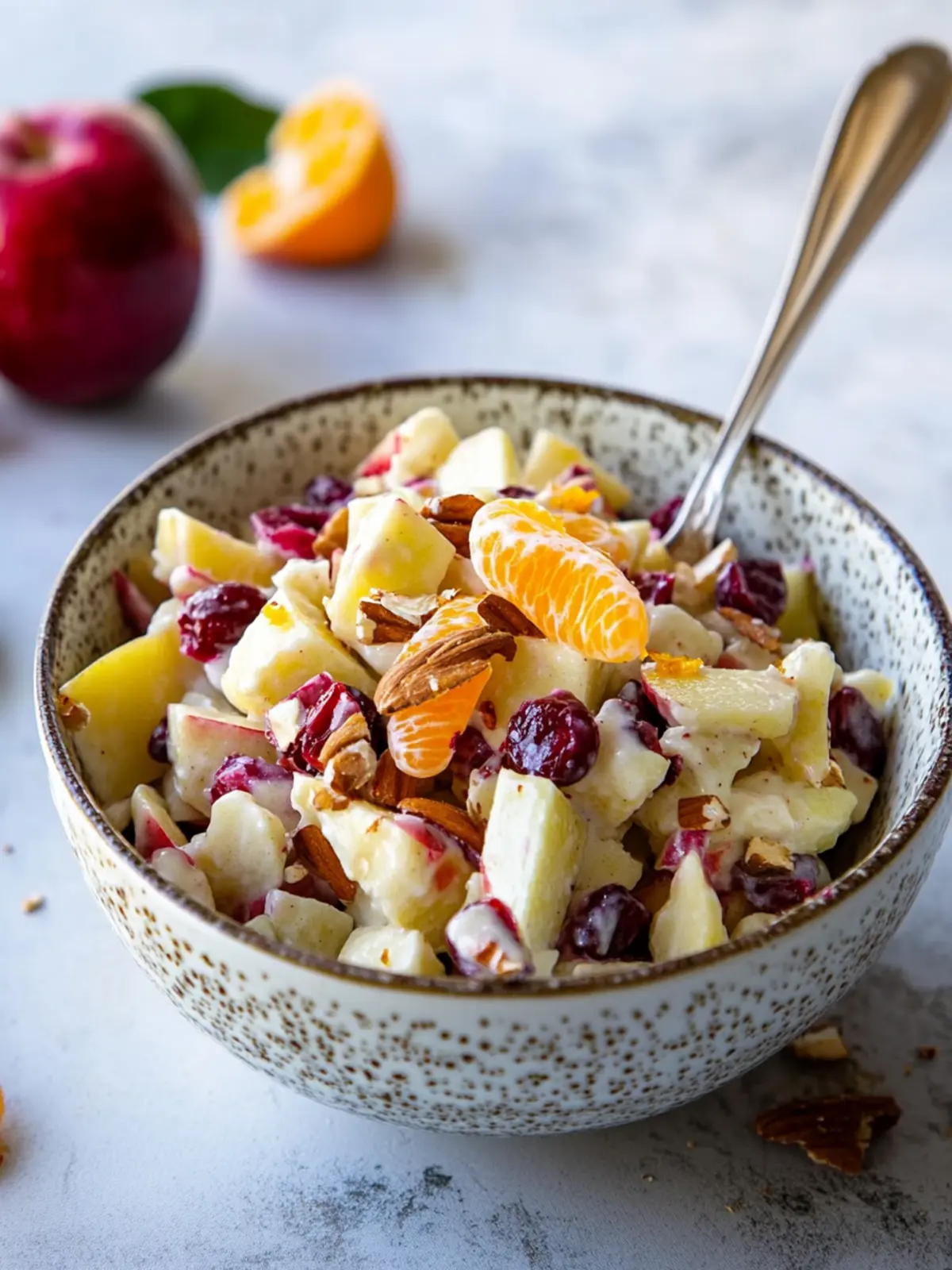 Cranberry Orange Apple Salad That Will Brighten Your Day 4 Cranberry Orange Apple Salad
