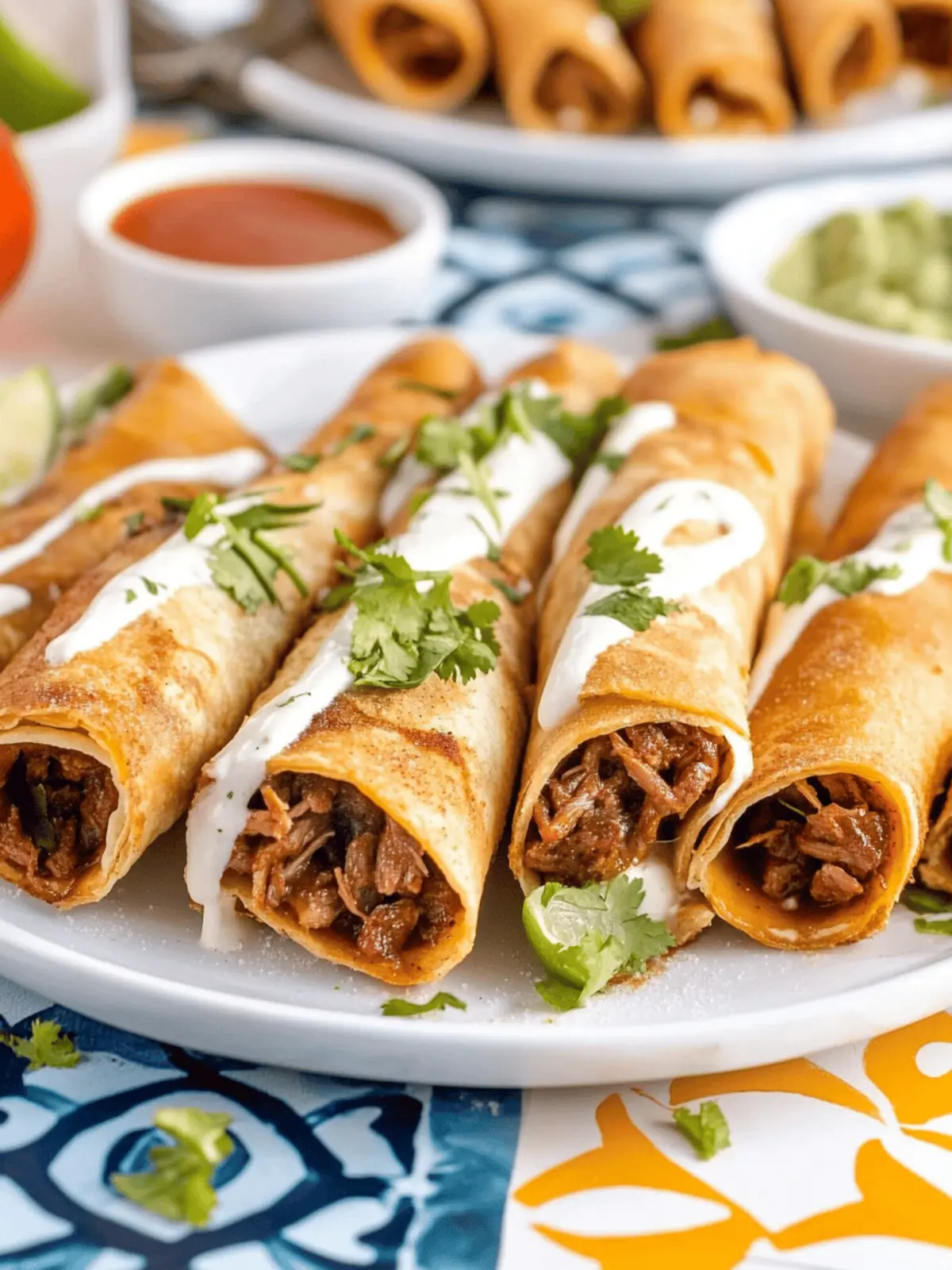 Crispy Air Fryer Beef Taquitos for the Perfect Snack Attack 2 Air Fryer Beef Taquitos