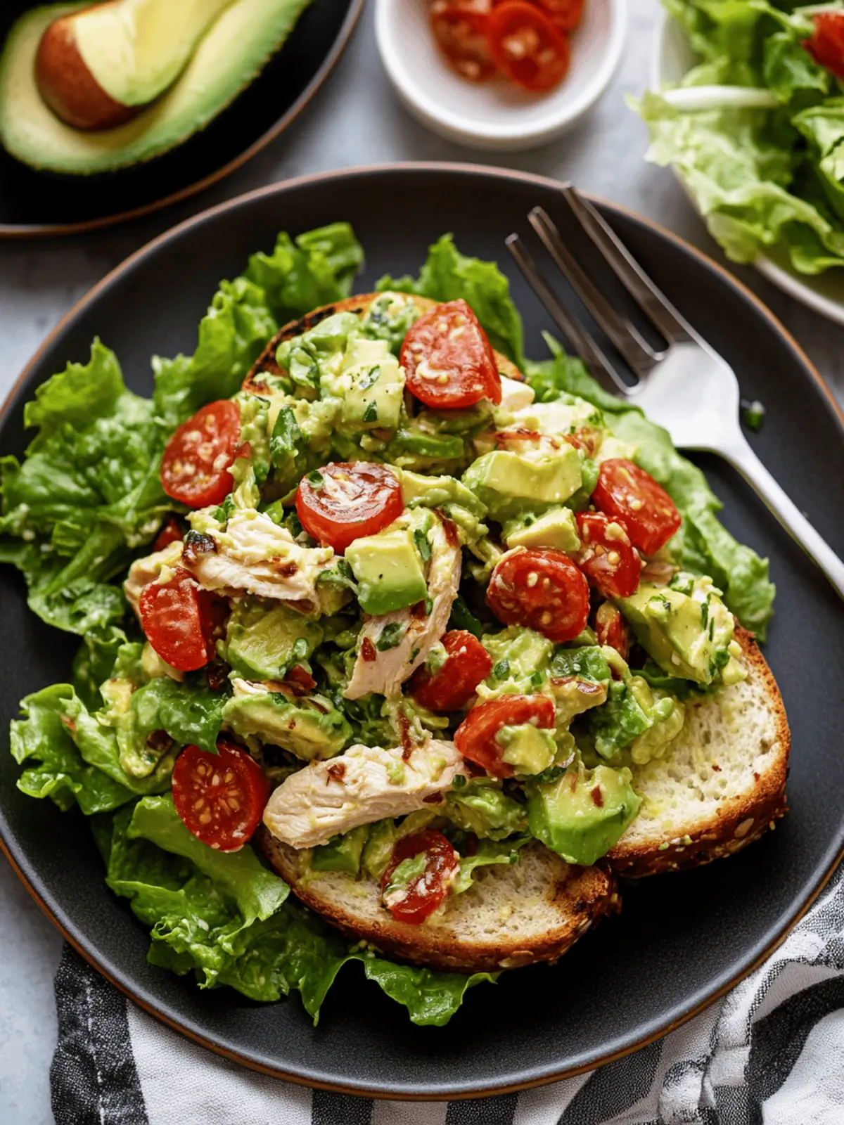 Creamy Avocado Chicken Salad No Mayo Quick and Healthy 3 Avocado Chicken Salad