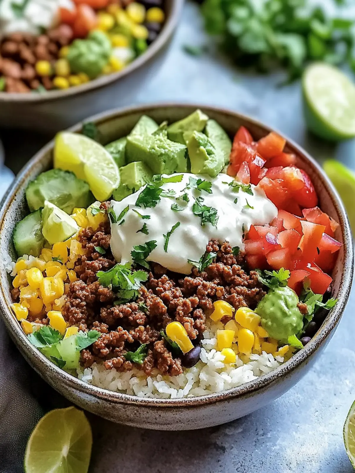 Tasty Ground Beef Taco Bowls for Fun Family Dinner Nights 3 Tasty Ground Beef Taco Bowls