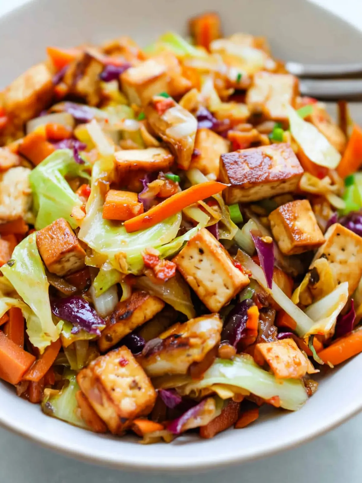 Savory Easy Cabbage Tofu Stir-Fry Ready in Just 20 Minutes 3 Easy Cabbage Tofu Stir-Fry