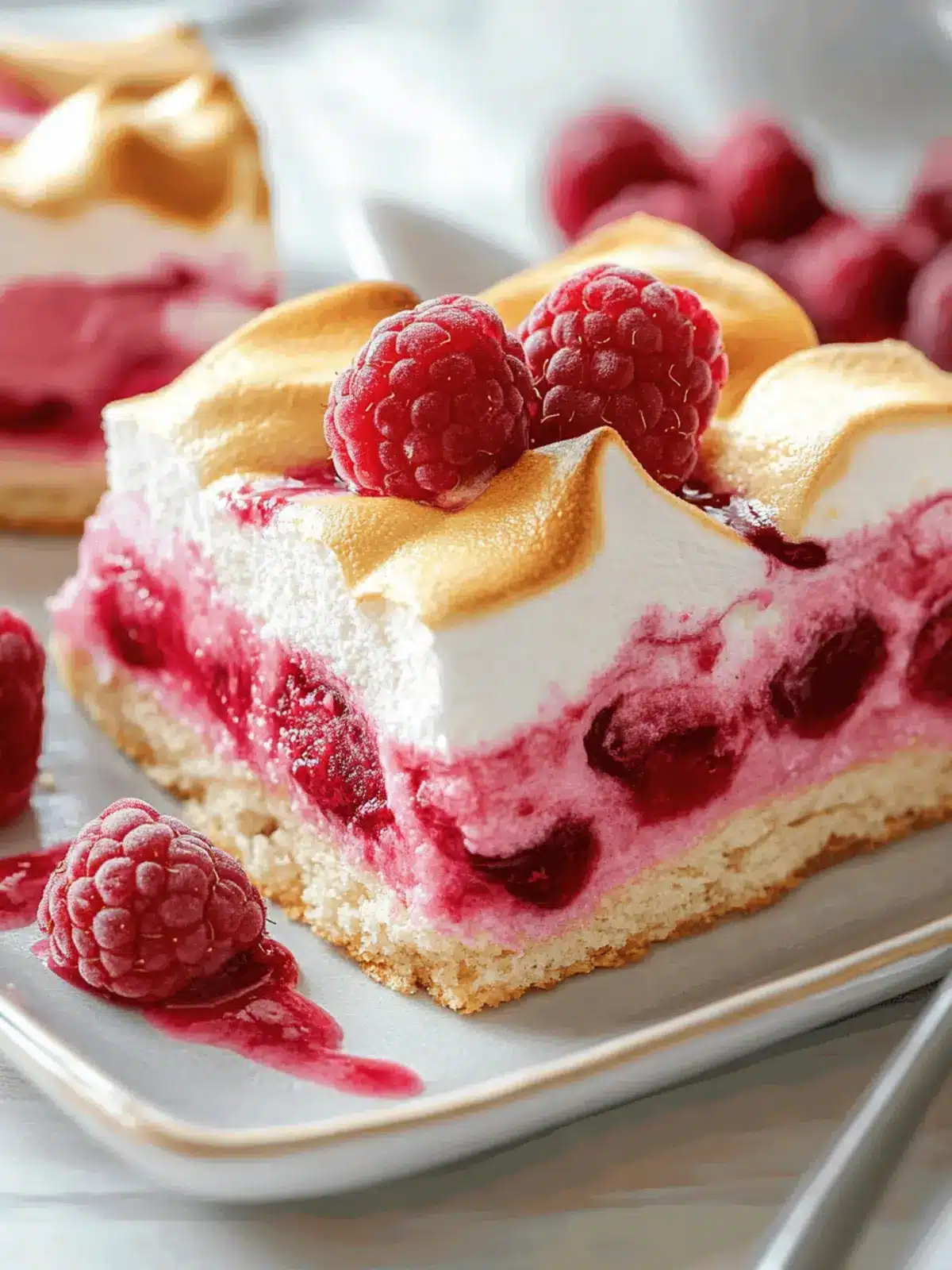 Raspberry Meringue Bars That Wow: Light, Fruity Perfection 3 Raspberry Meringue Bars