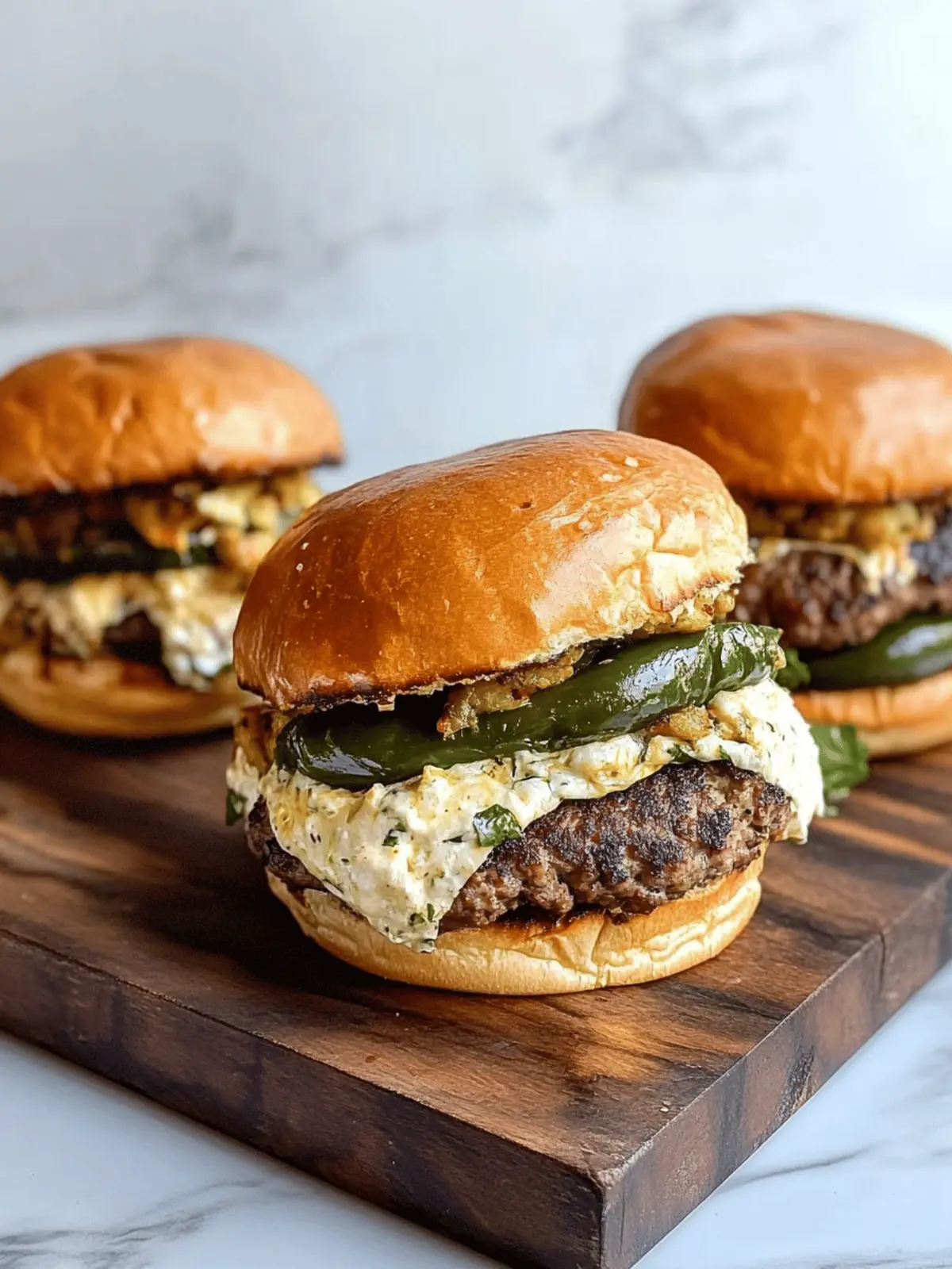 Mouthwatering Poblano Popper Burger Recipe You ll Love 3 Poblano Popper Burger Recipe
