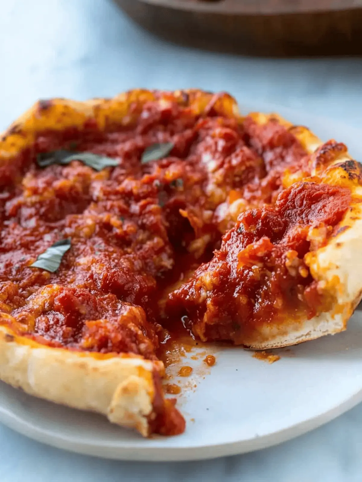 Ultimate Chicago Deep Dish Pizza with Customizable Toppings 4 Chicago Deep Dish Pizza