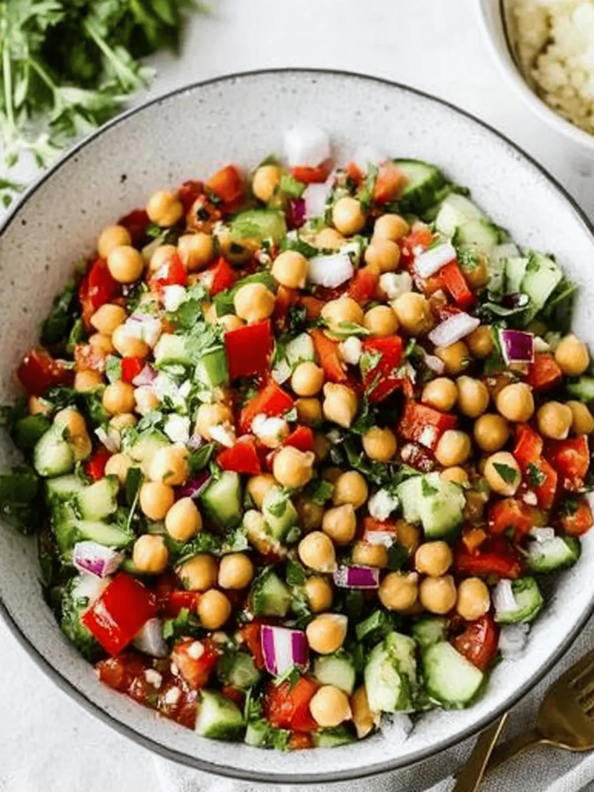 Zesty Mediterranean Chickpea Salad for Fresh Summer Vibes 4 Mediterranean Chickpea Salad