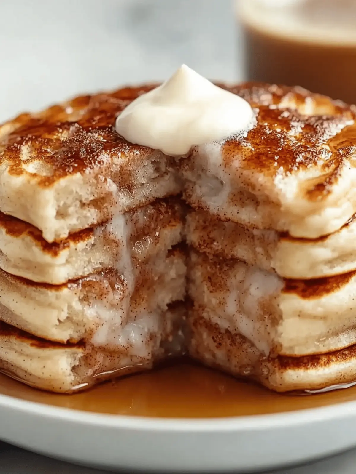 Cinnamon Roll Pancakes Recipe That Will Brighten Your Morning 2 Cinnamon Roll Pancakes Recipe