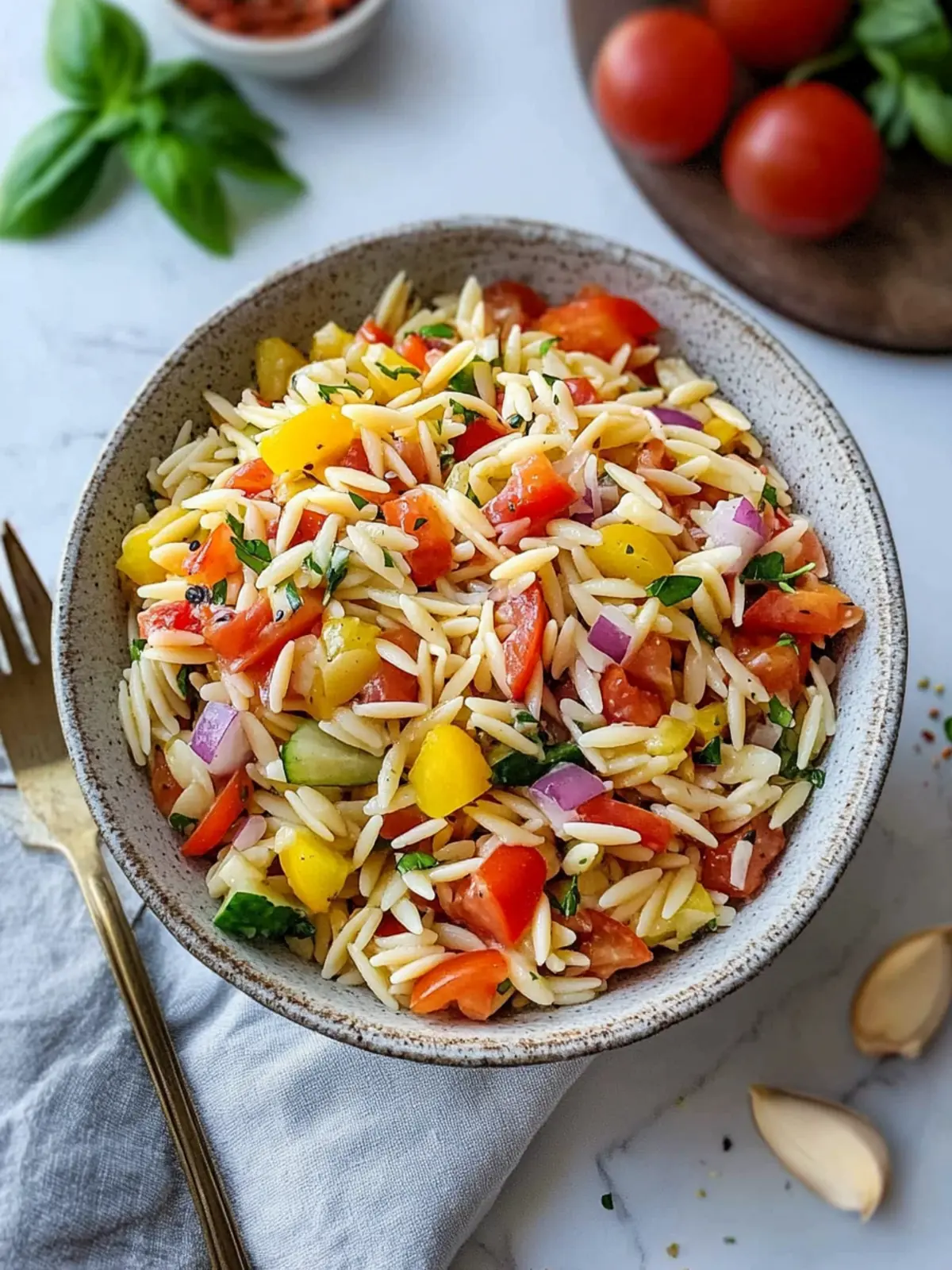 Vibrant Rainbow Orzo Salad: A Summer Gem You ll Love 3 Rainbow Orzo Salad