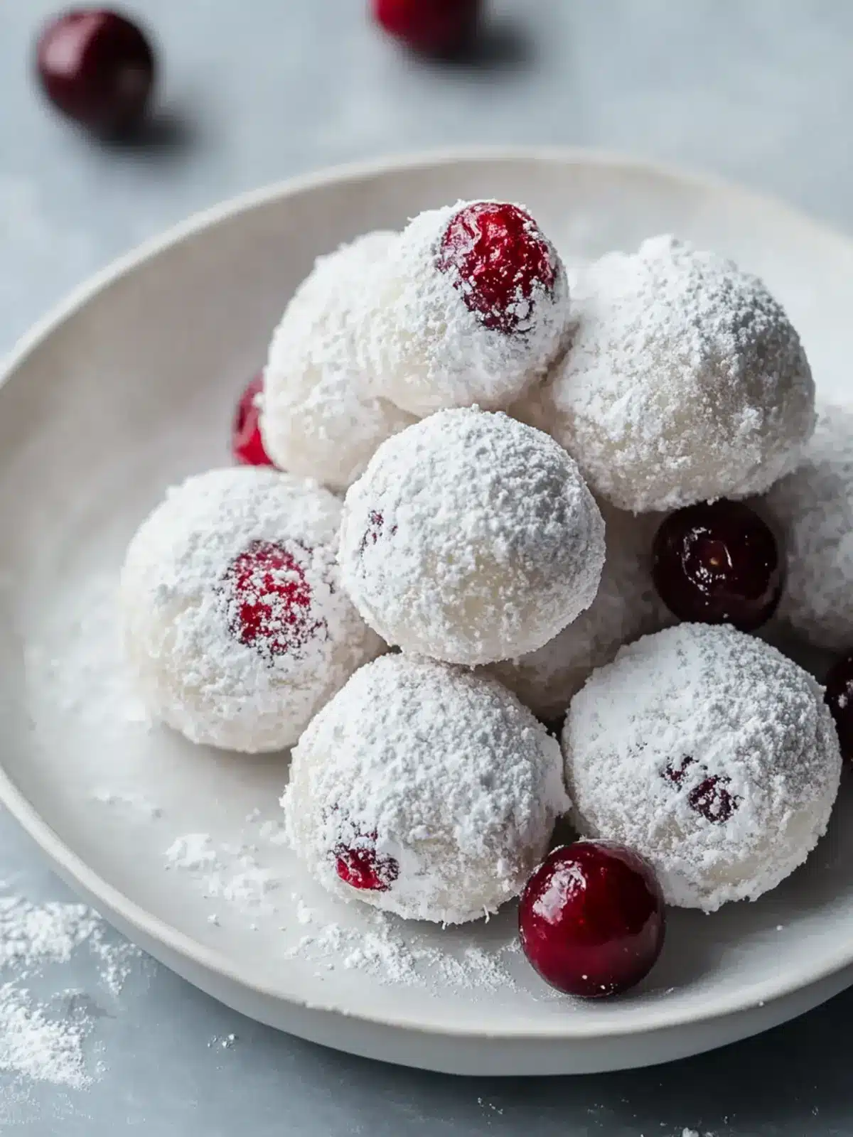 Irresistible Cherry Snowball Cookies That Melt in Your Mouth 2 Irresistible Cherry Snowball Cookies