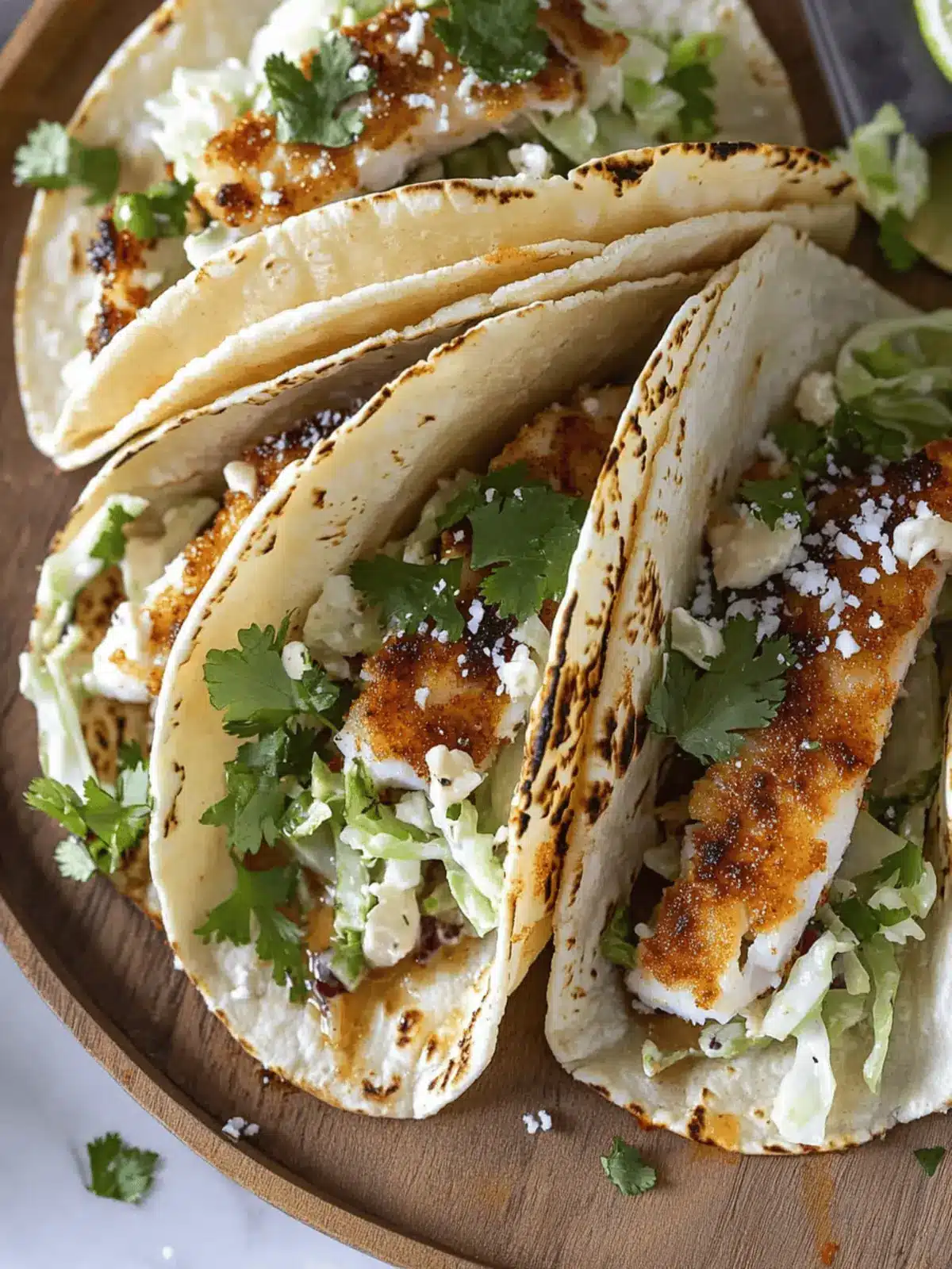 Delicious Cod Fish Tacos with Cabbage Slaw Ready in 30 Minutes 3 Cod Fish Tacos with Cabbage Slaw