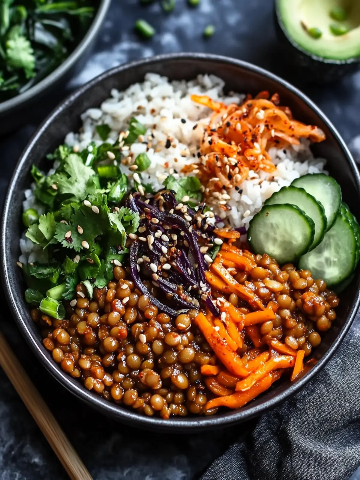 Korean Lentils Vegan Bulgogi: Flavorful & Easy Comfort Food 3 Korean Lentils Vegan Bulgogi