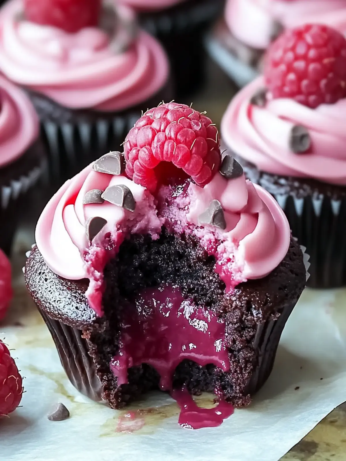 Decadent Raspberry Chocolate Lava Cupcakes You ll Adore Today 4 Decadent Raspberry Chocolate Lava Cupcakes You ll Adore