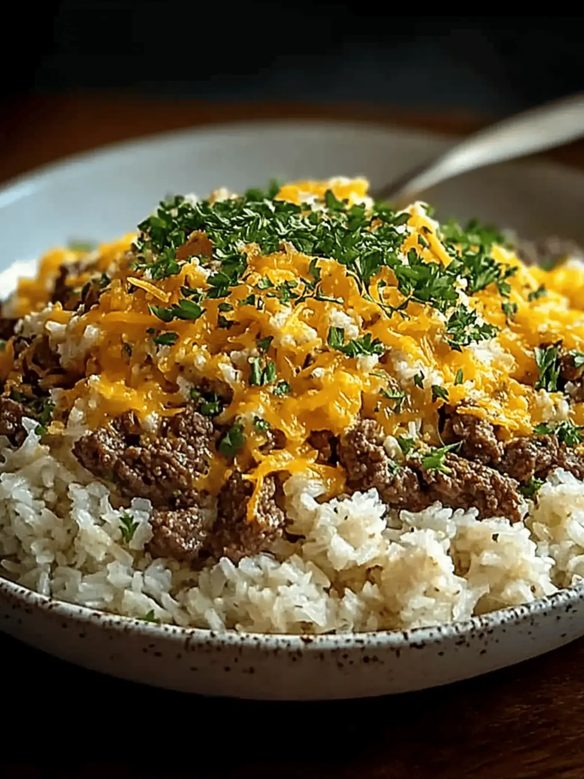 Garlic Butter Beef and Rice Skillet with Cheddar Parmesan Bliss 4 Garlic Butter Beef and Rice Skillet with Cheddar Parmesan Sauce