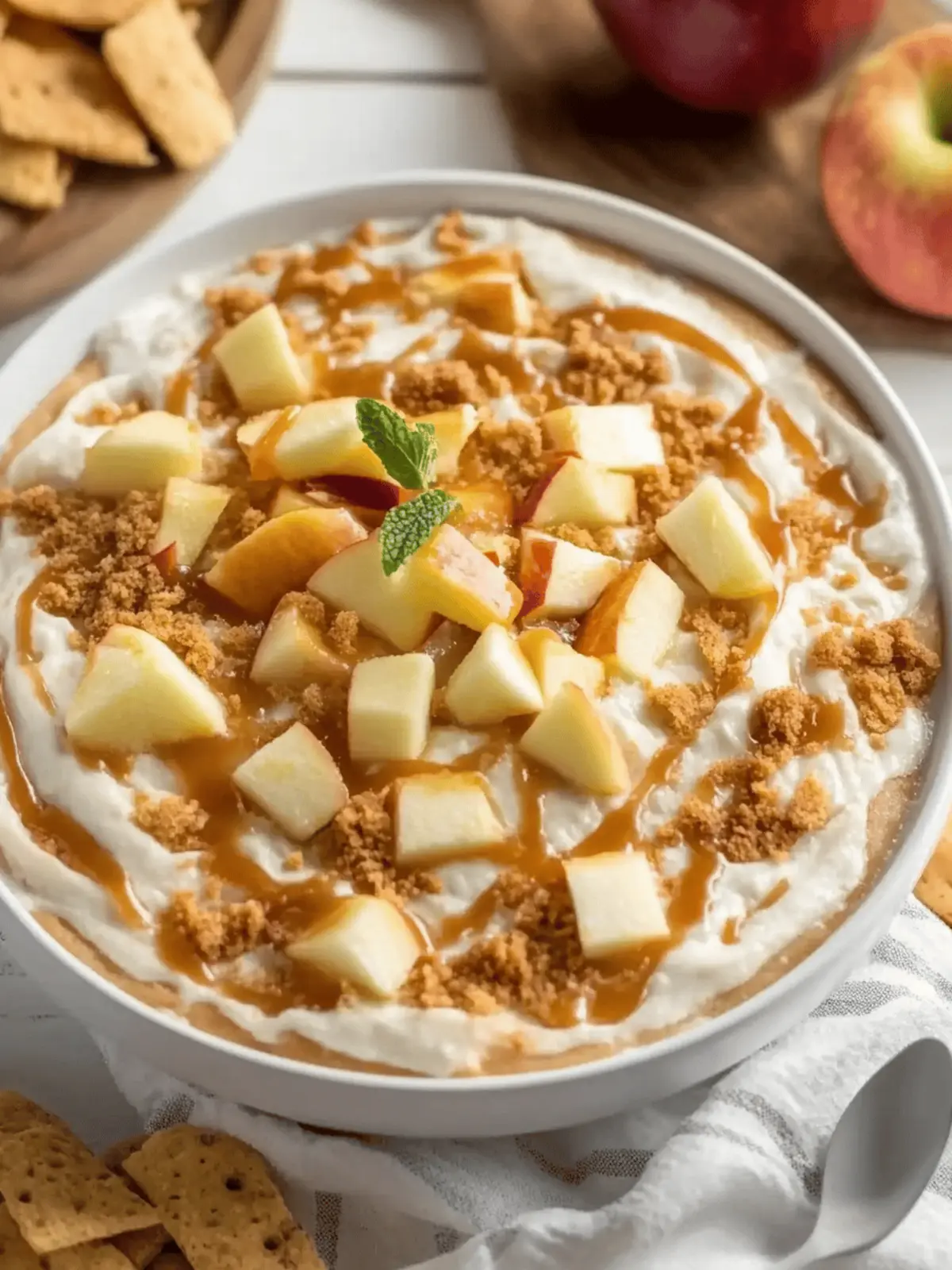 Caramel Apple Cheesecake Dip Your New Fall Favorite Snack 4 Caramel Apple Cheesecake Dip