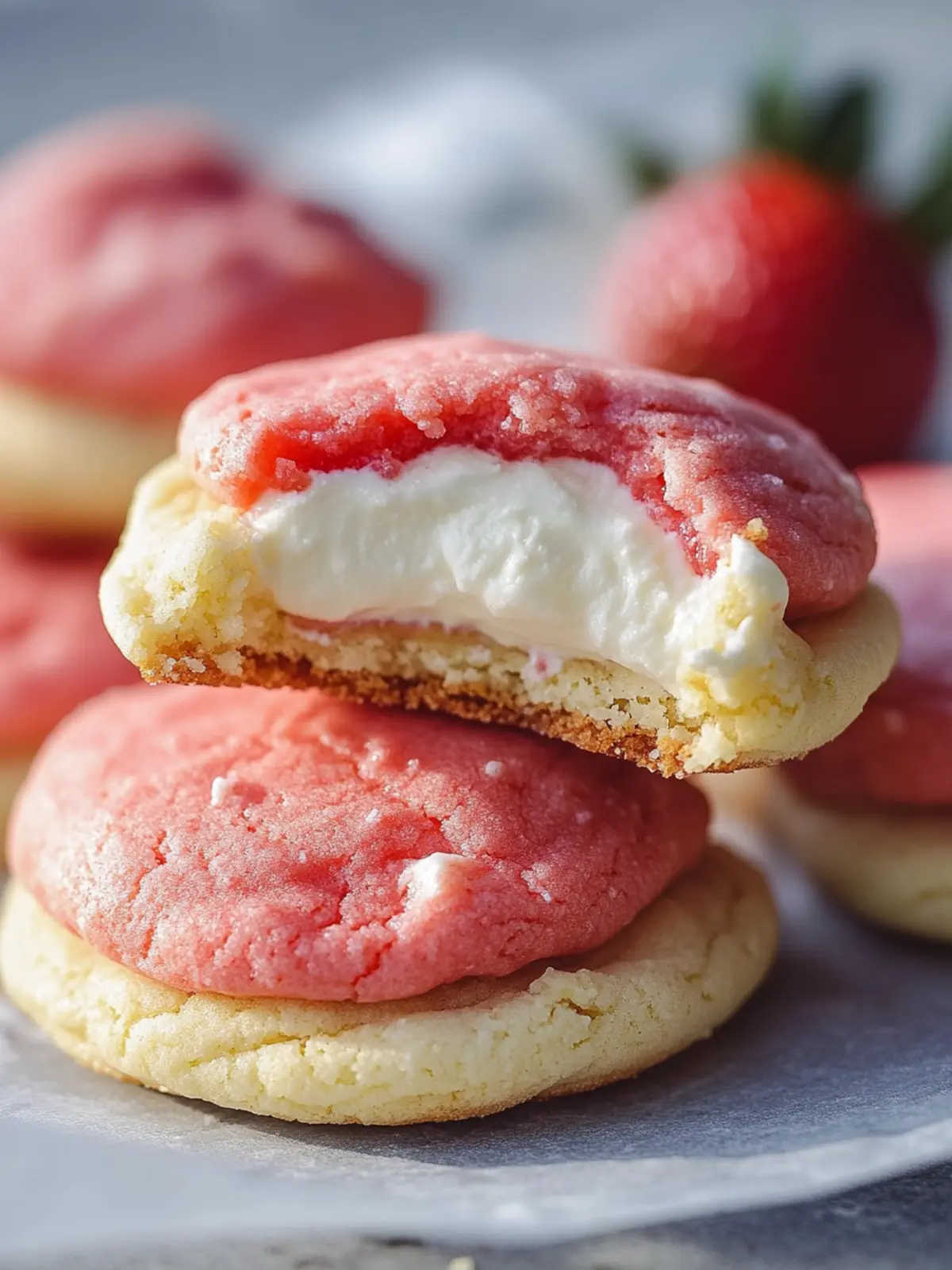 Strawberry Cheesecake Cookies That Will Wow Your Guests 3 Strawberry Cheesecake Cookies
