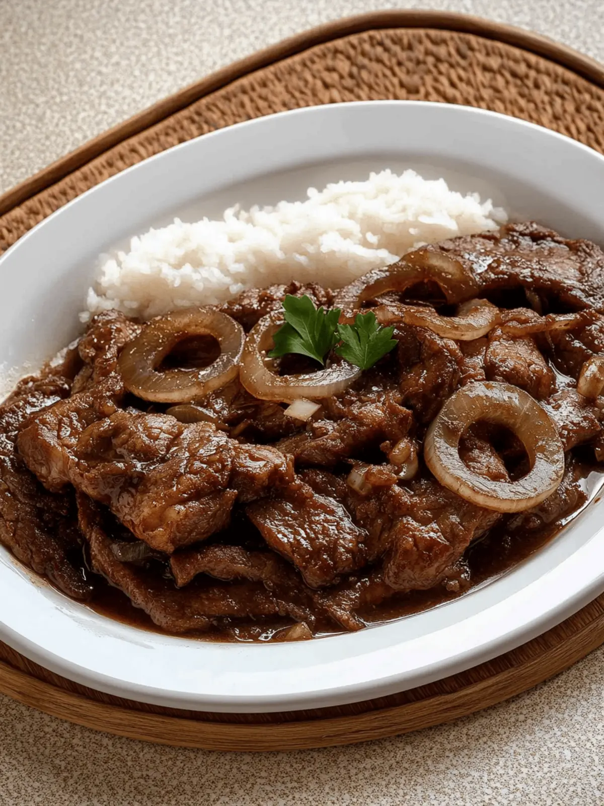 Mouthwatering Bistek Tagalog: Easy Filipino Steak Delight 3 Bistek Tagalog (Filipino Pan-Seared Steak)