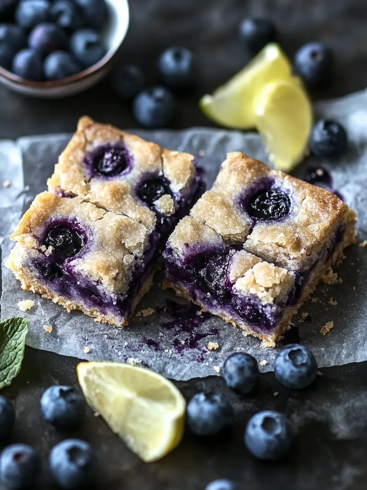 Delicious Blueberry Soft Baked Bars for Guilt-Free Indulgence 4 Delicious Blueberry Soft Baked Bars
