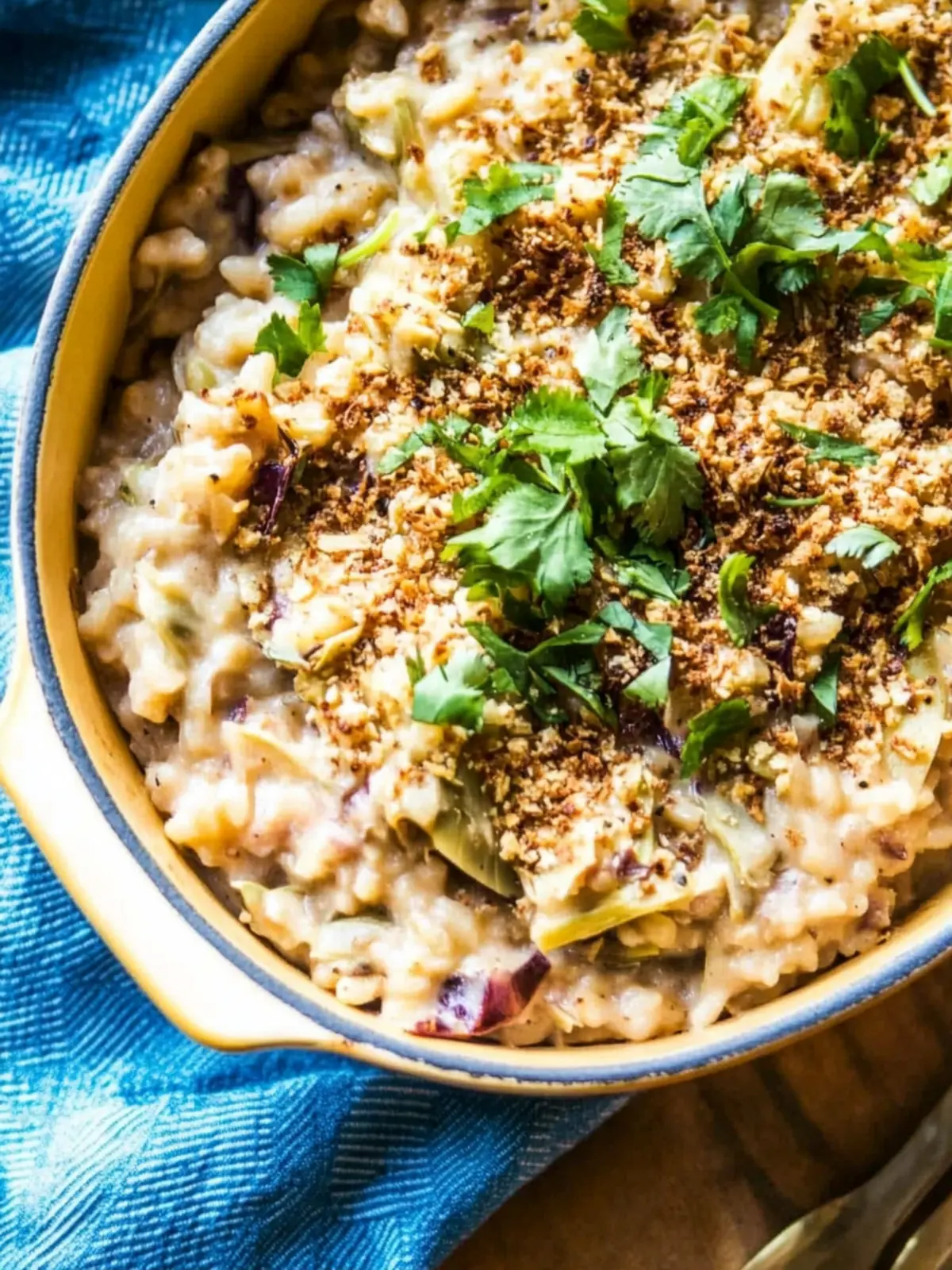 Baked Artichoke Risotto with Radicchio: A Cozy Comfort Dish 3 Baked Artichoke Risotto with Radicchio