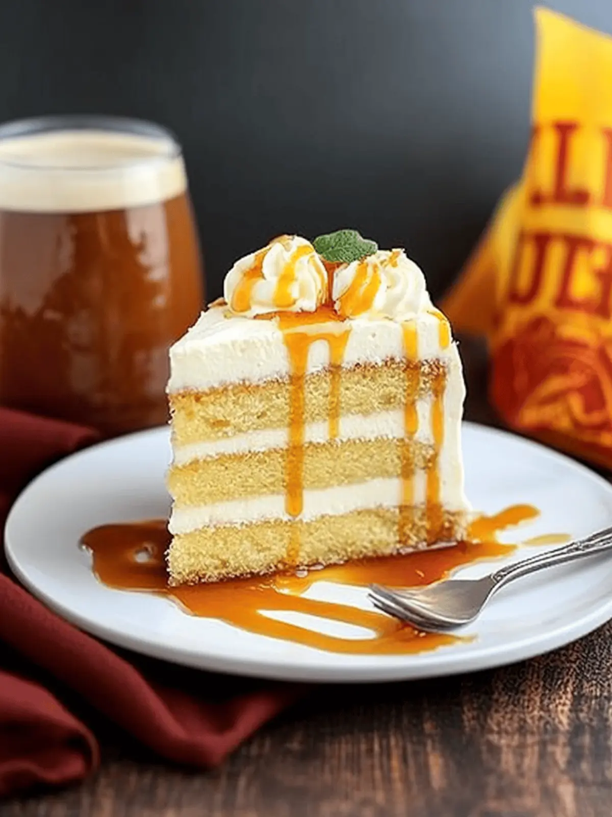 Butterbeer Cream Cake: Enchanting Treat for Home Chefs 4 butterbeer cream cake ¦ for the finest wizards