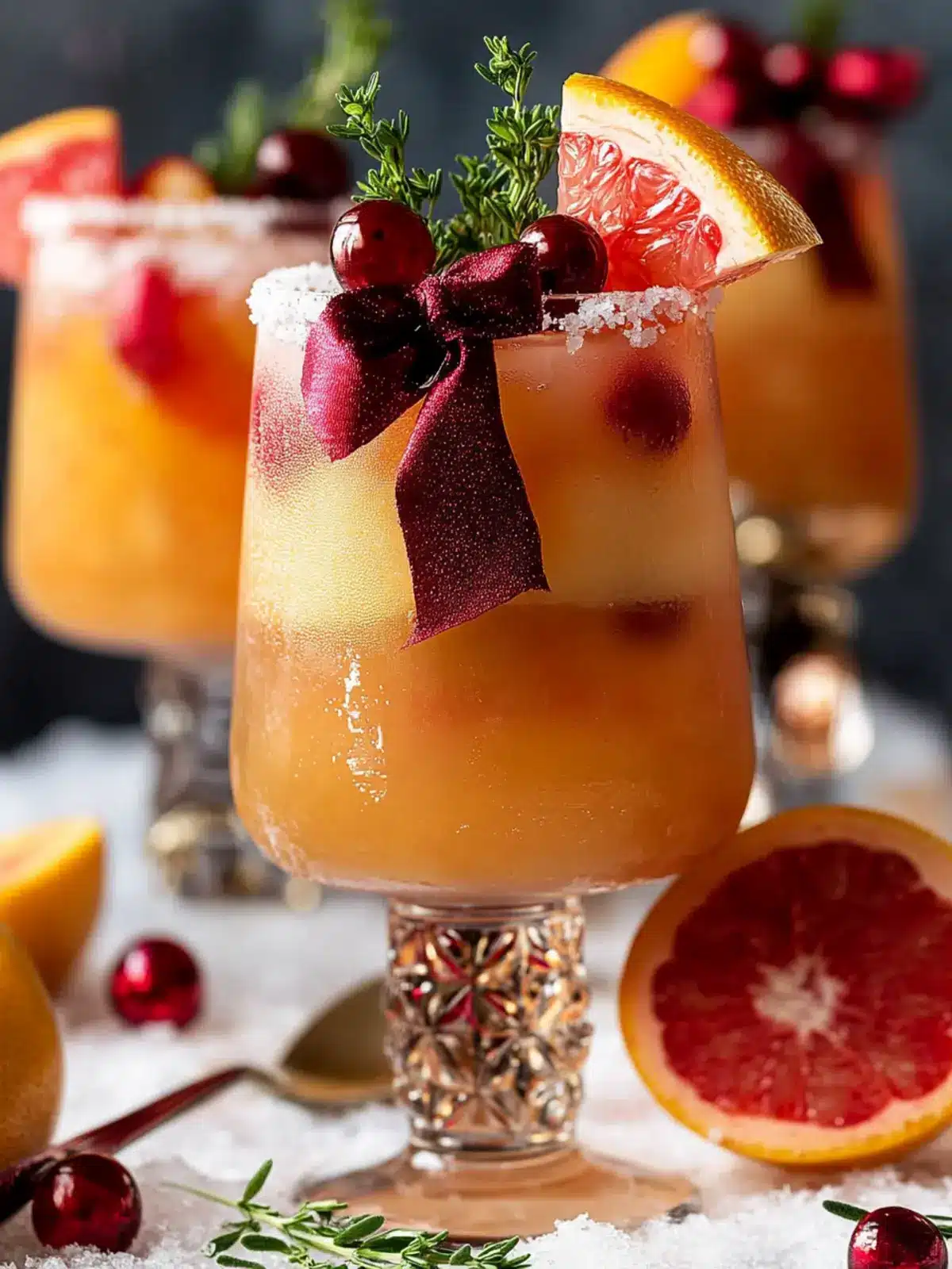 Grapefruit Thyme Mocktail for the Holidays Sip the Cheer! 2 Grapefruit Thyme Mocktail for the Holidays