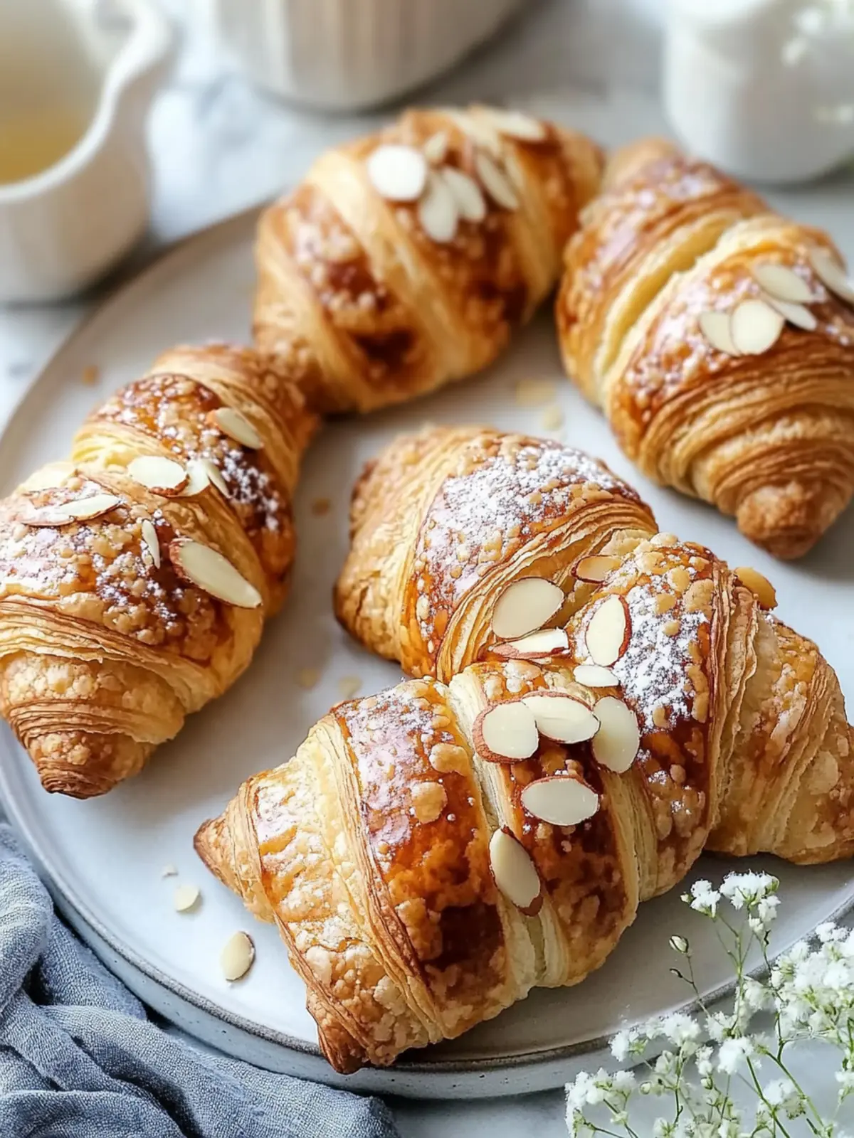 Decadent Almond Croissants: Transform Stale into Stunning 3 Decadent Almond Croissants
