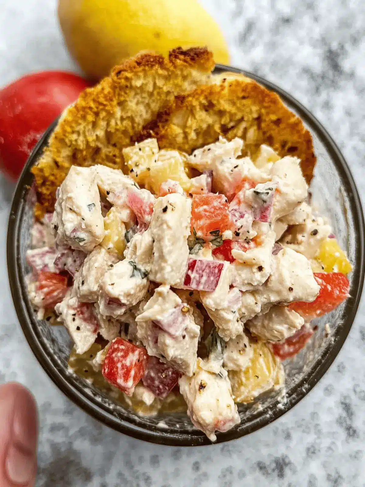 Italian Grinder Chicken Salad - Your New Favorite Lunch Spin 4 Italian Grinder Chicken Salad