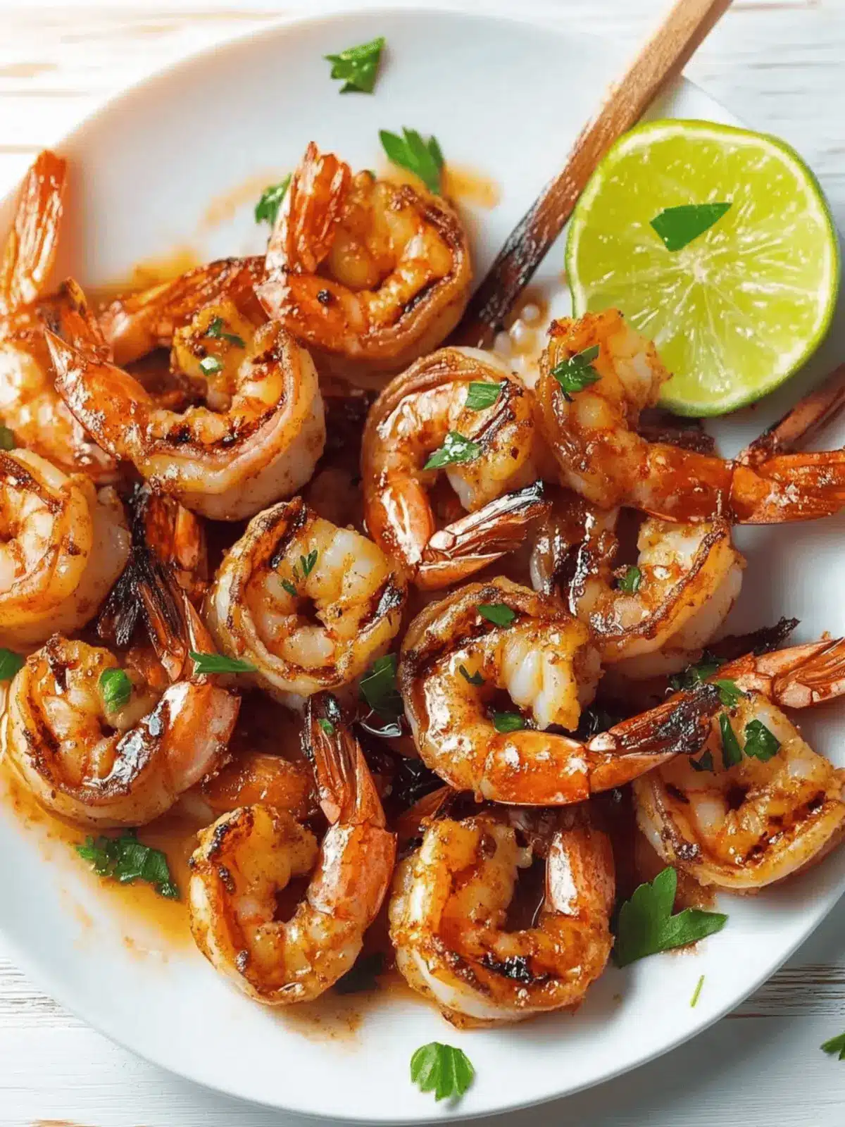 Delicious Grilled Shrimp Skewers with Sweet Spicy Marinade 2 Grilled Shrimp