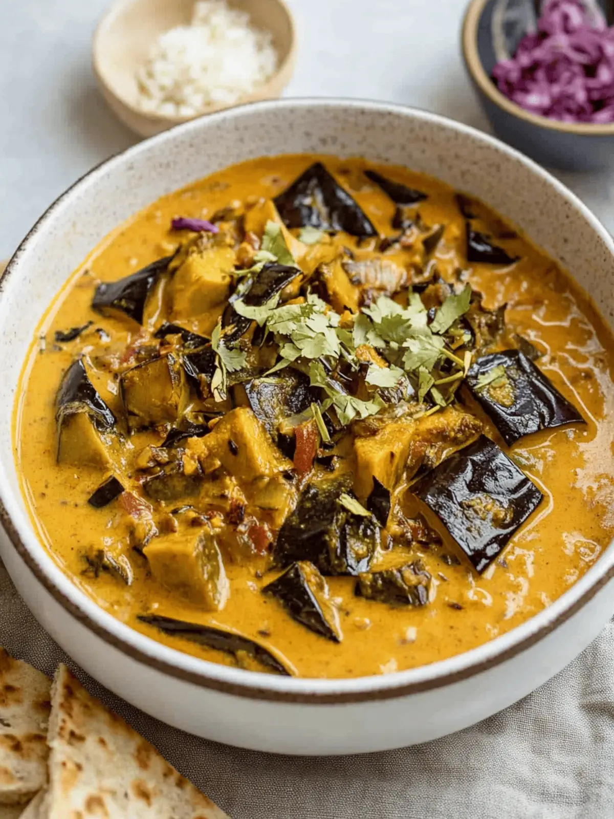 30-Minute Aubergine Curry Recipe for Flavor Lovers 4 Aubergine Curry Recipe (Eggplant Curry)