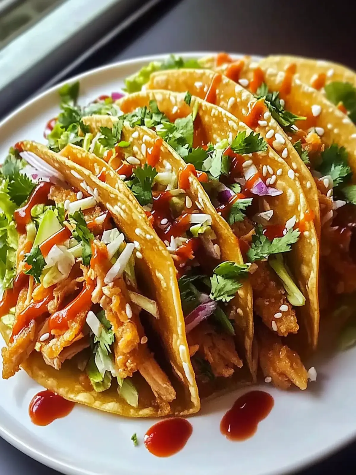 Crispy Chicken Wonton Tacos: A Fun and Flavorful Upgrade 4 Crispy Chicken Wonton Tacos