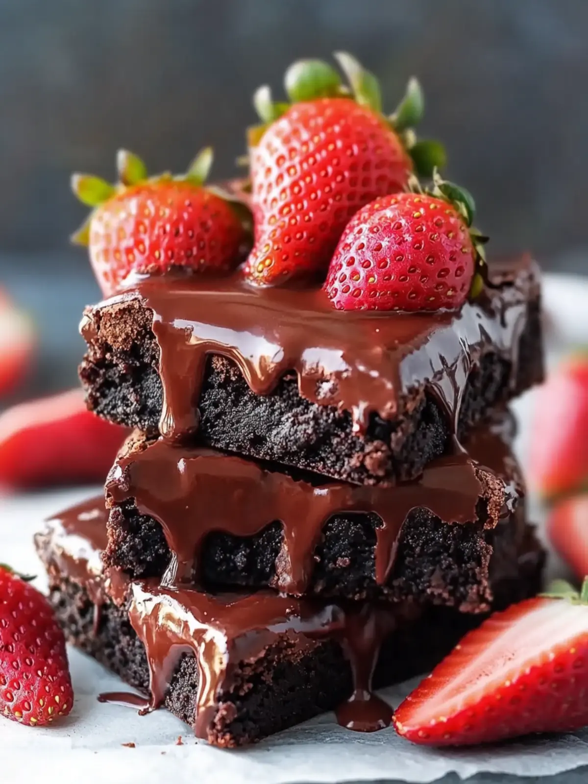 Chocolate Covered Strawberry Brownies: Irresistibly Decadent 3 Chocolate Covered Strawberry Brownies: Irresistibly Decadent Delight
