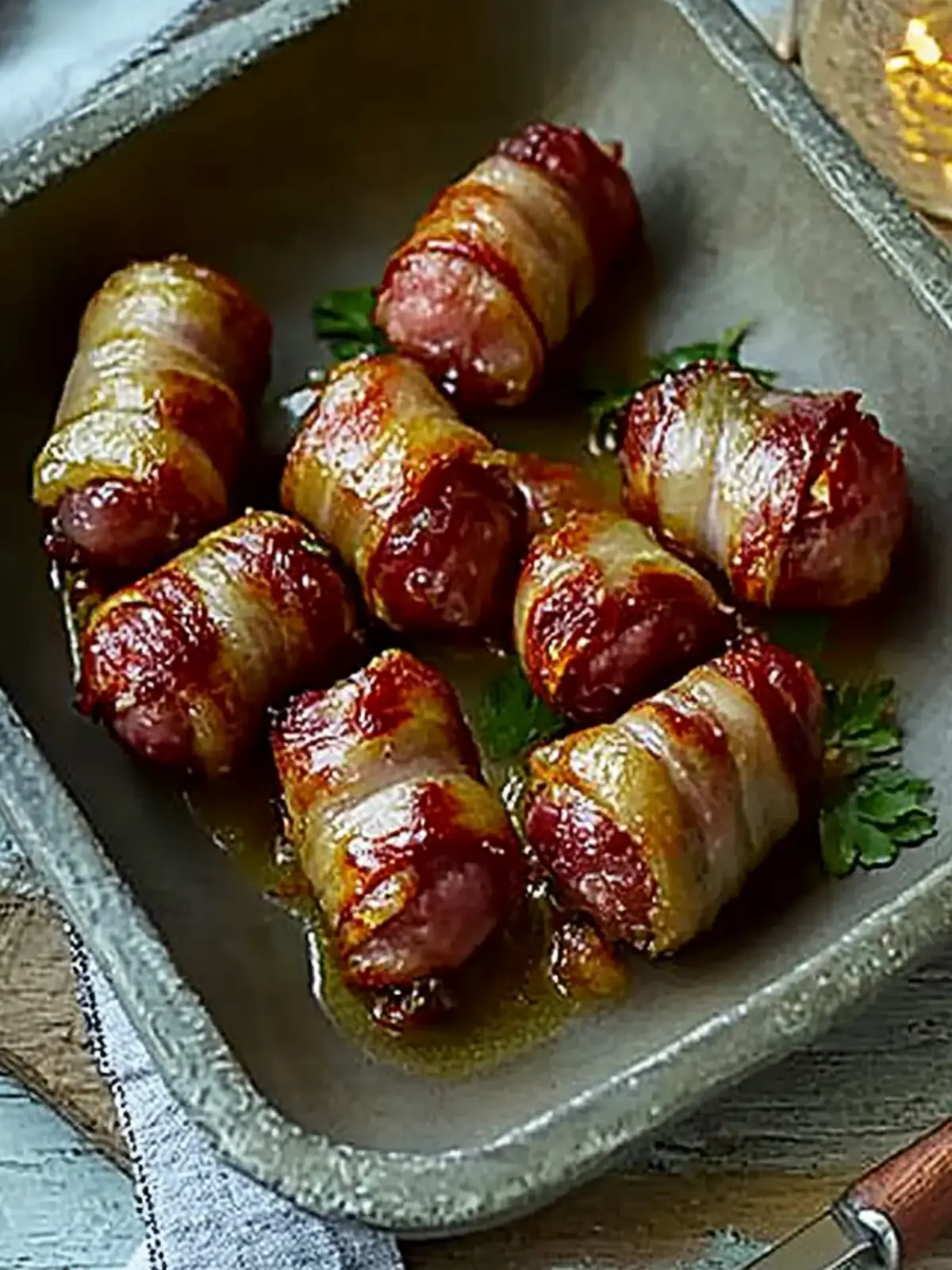 Triple Pigs in Blankets for Irresistible Holiday Snacking 4 Triple pigs in blankets