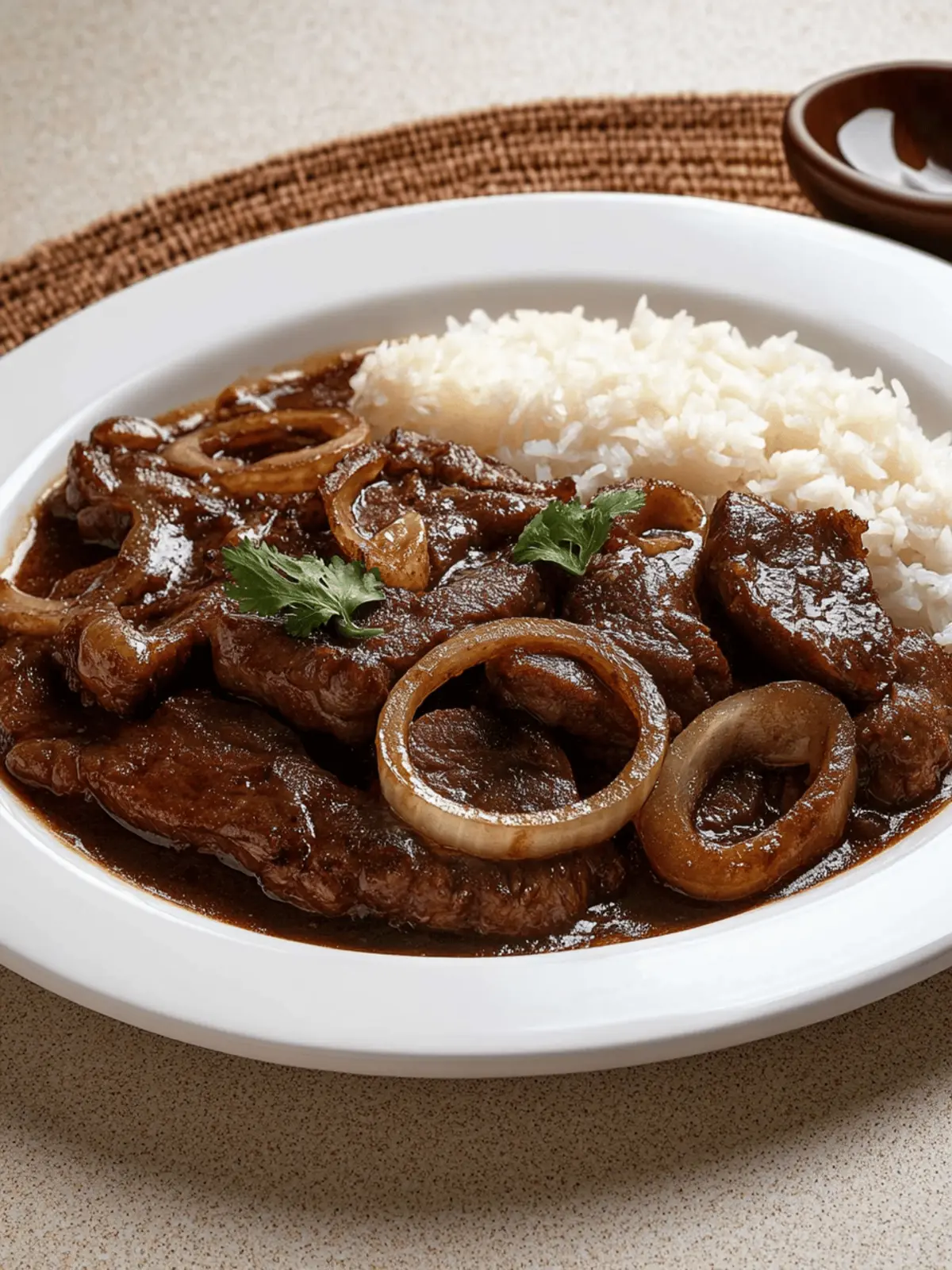 Mouthwatering Bistek Tagalog: Easy Filipino Steak Delight 4 Bistek Tagalog (Filipino Pan-Seared Steak)