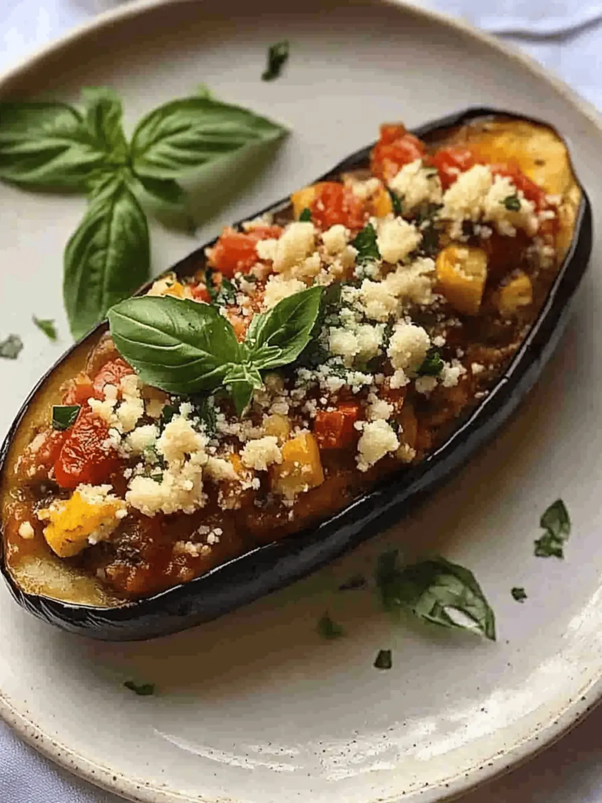 Delicious Mediterranean Stuffed Eggplant That You'll Love 2 Mediterranean Stuffed Eggplant