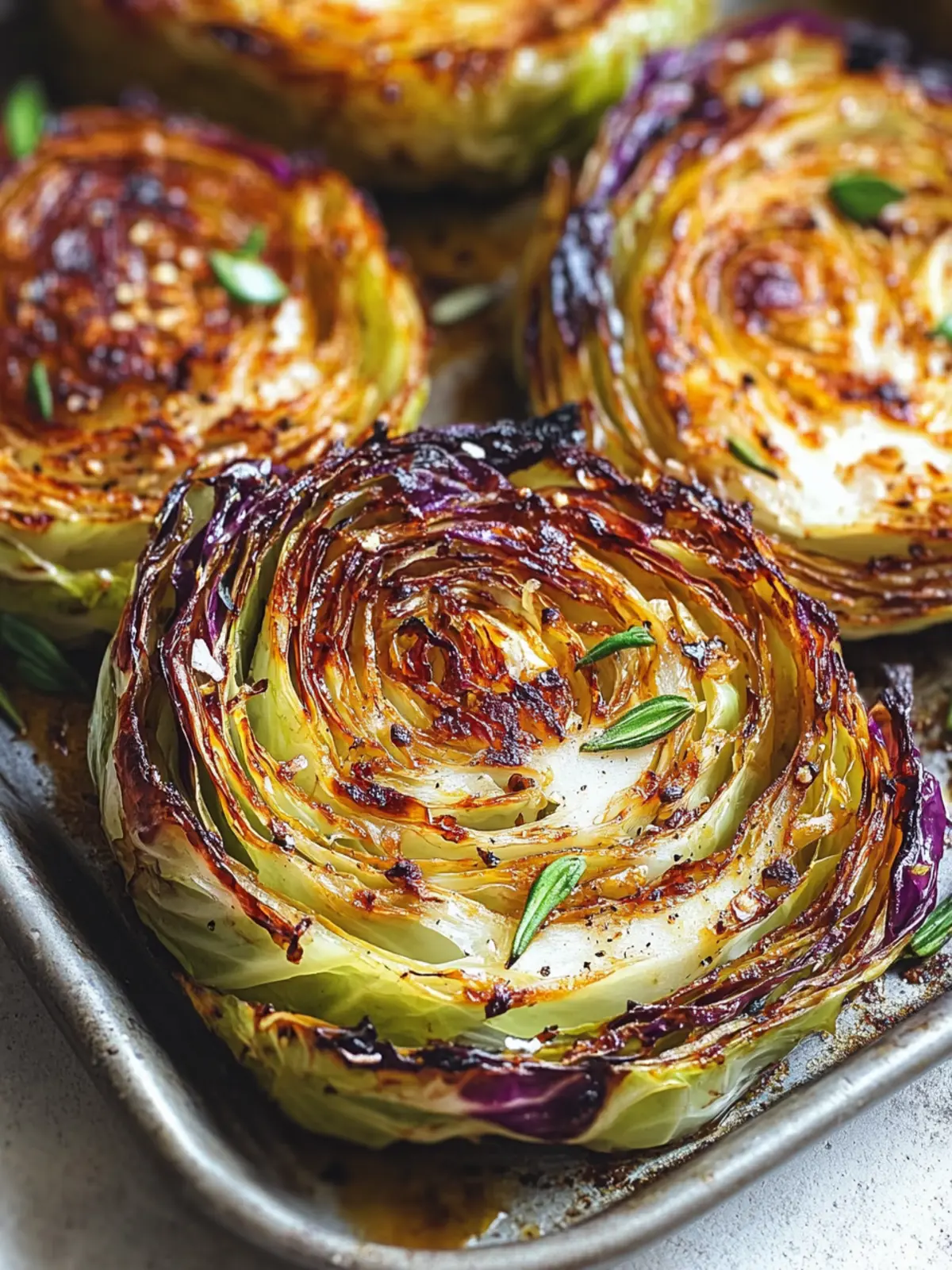 Savor Irresistible Roasted Cabbage Steaks in Minutes 4 Roasted Cabbage Steaks