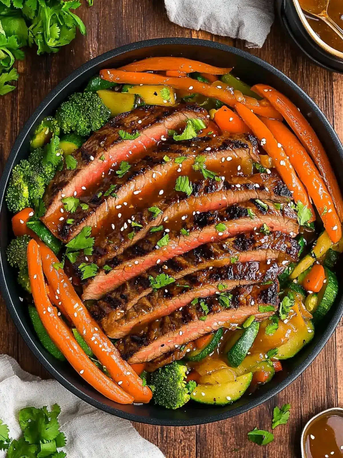 Teriyaki Flank Steak and Veggies: A Delicious Gluten-Free Feast 2 Teriyaki Flank Steak and Veggies