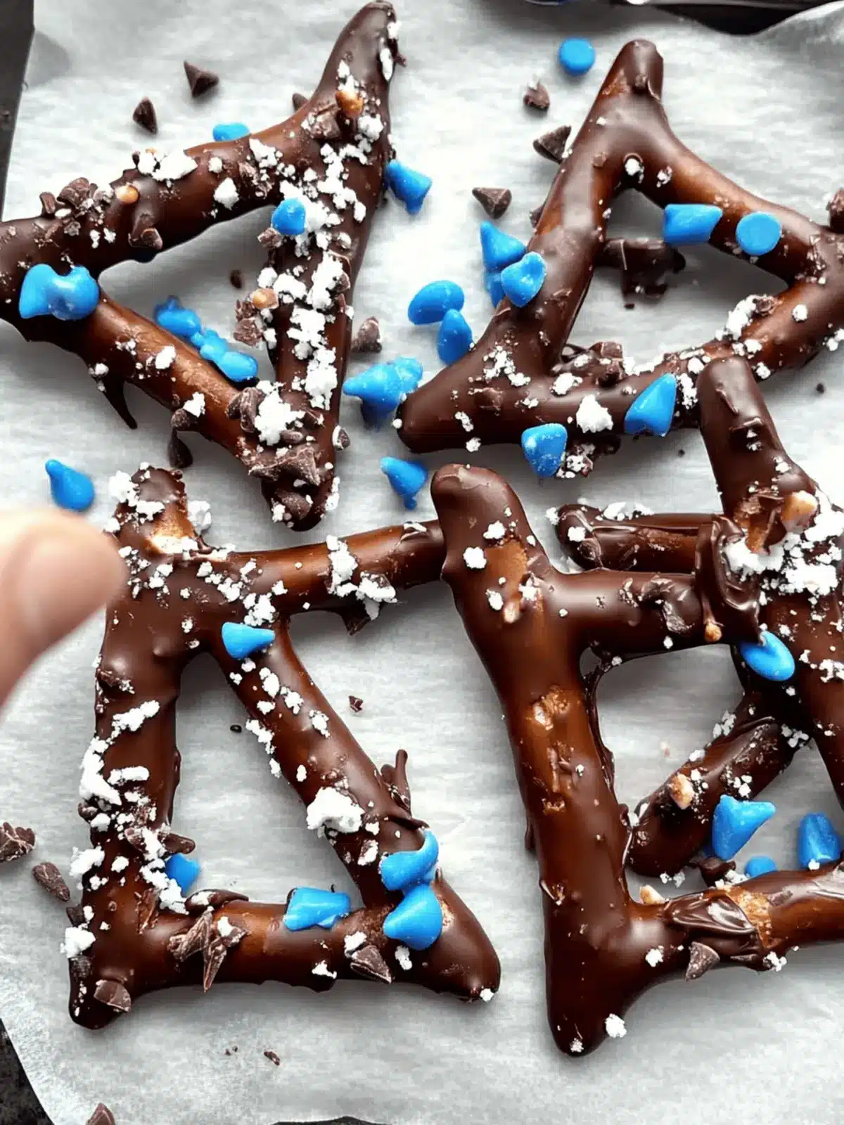 Delicious Hanukkah Chocolate Pretzels Gluten-Free & Vegan Treats 4 Hanukkah Chocolate Pretzels (gluten-free + vegan)
