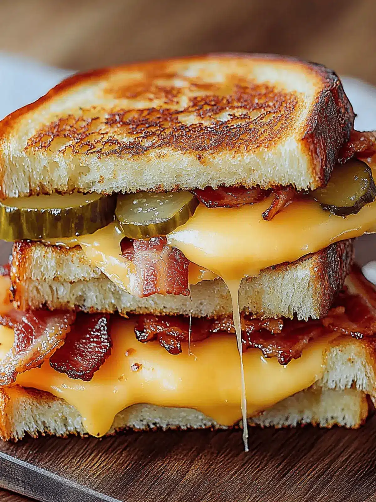 Dill Pickle Bacon Grilled Cheese: Your New Favorite Comfort Bite 2 Dill Pickle Bacon Grilled Cheese