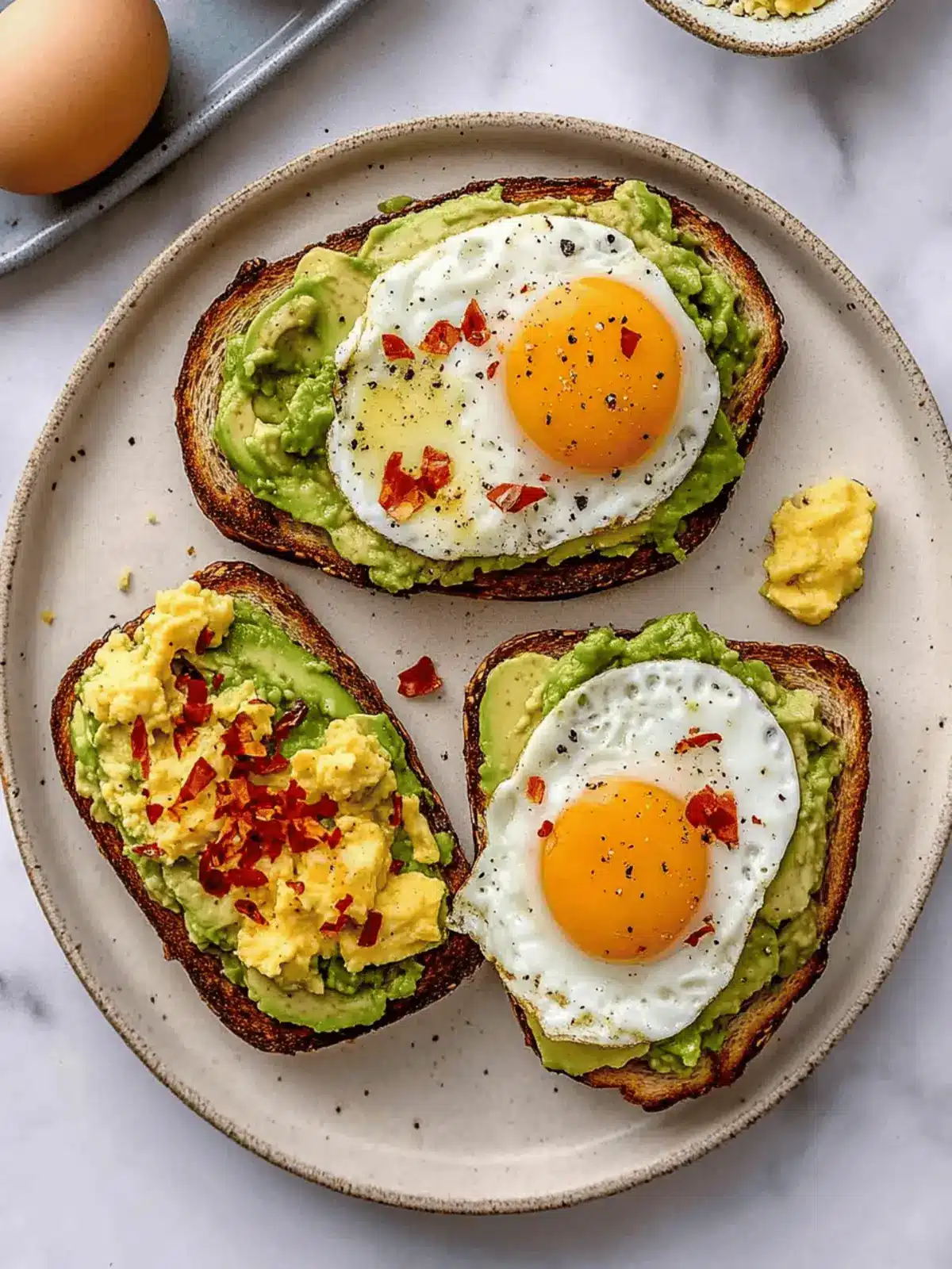 Avocado Toast with Egg: Quick Protein-Packed Breakfast Bliss 2 Avocado Toast with Egg