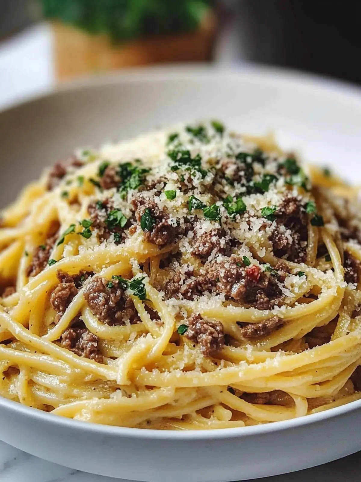 Creamy Parmesan Beef Linguine with Garlic Butter Bliss 2 Creamy Parmesan Beef Linguine with Garlic Butter Sauce