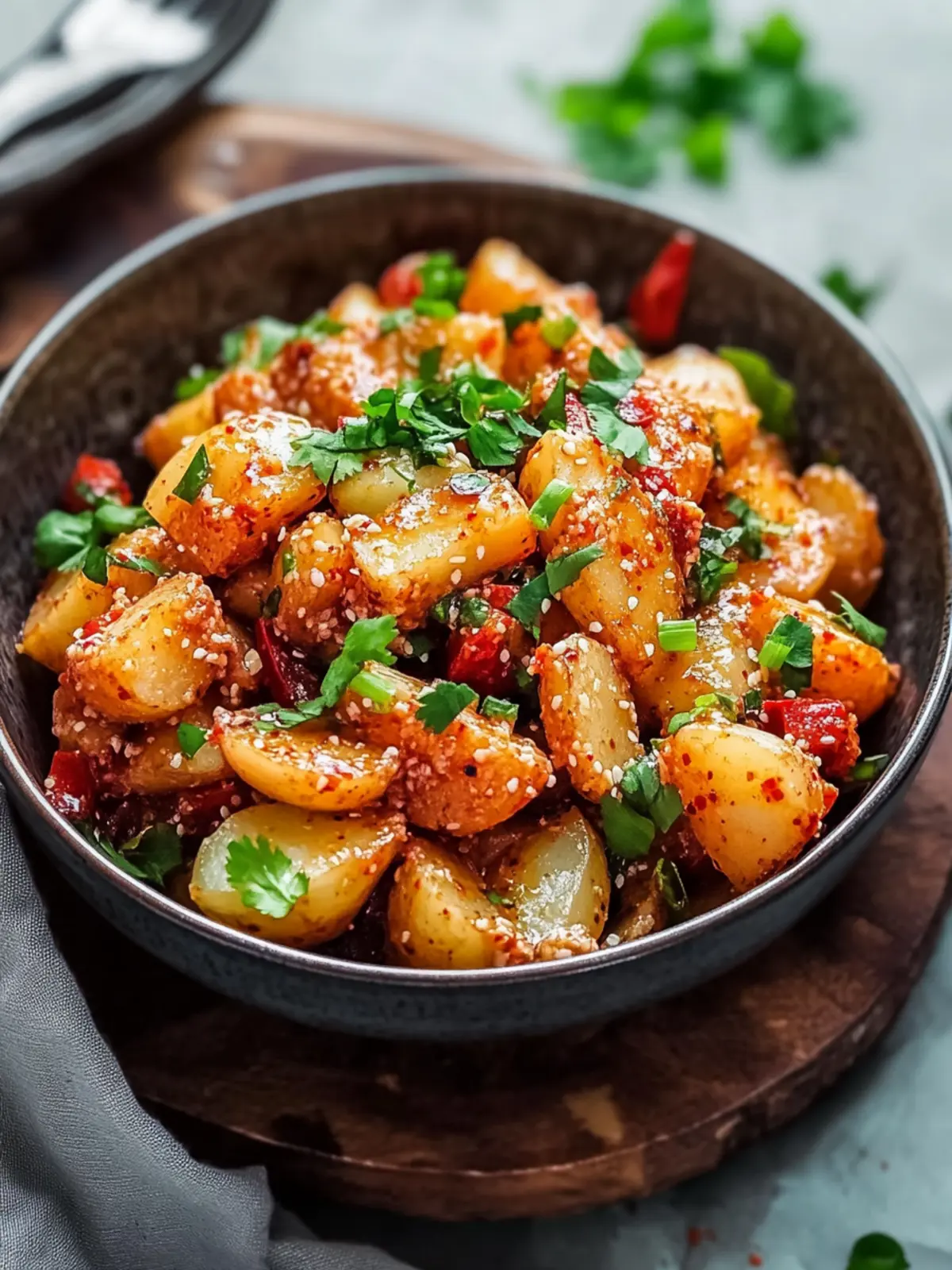 Crispy Gochujang Potato Salad for a Flavor-Packed Feast 4 Crispy Gochujang Potato Salad