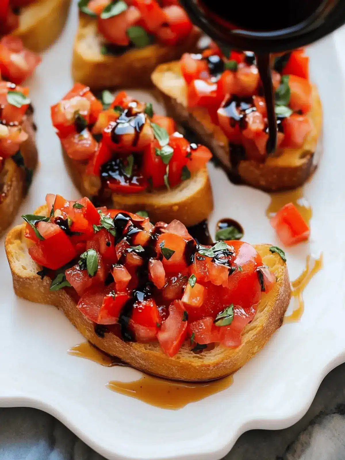 Irresistible Tomato Basil Bruschetta with Balsamic Drizzle 2 Irresistible Tomato Basil Bruschetta with Balsamic Drizzle