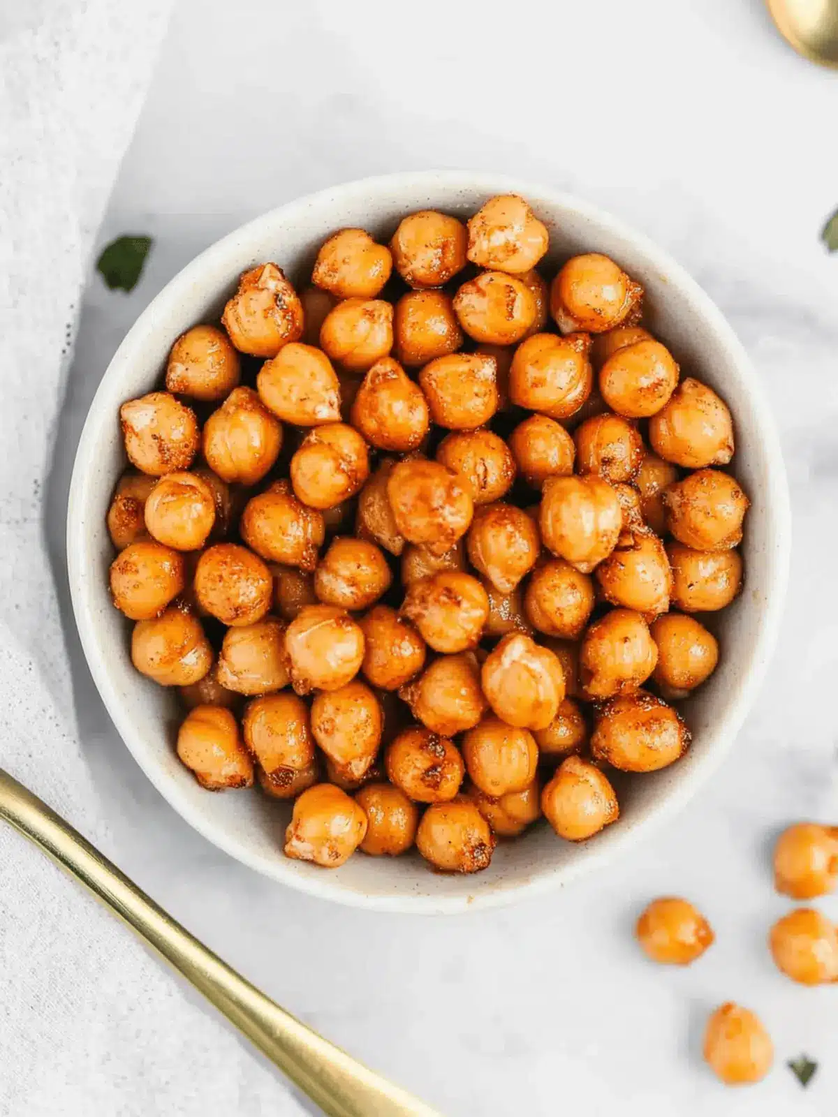 Crispy Easy Oven Roasted Chickpeas for a Healthy Crunch 3 Easy Oven Roasted Chickpeas