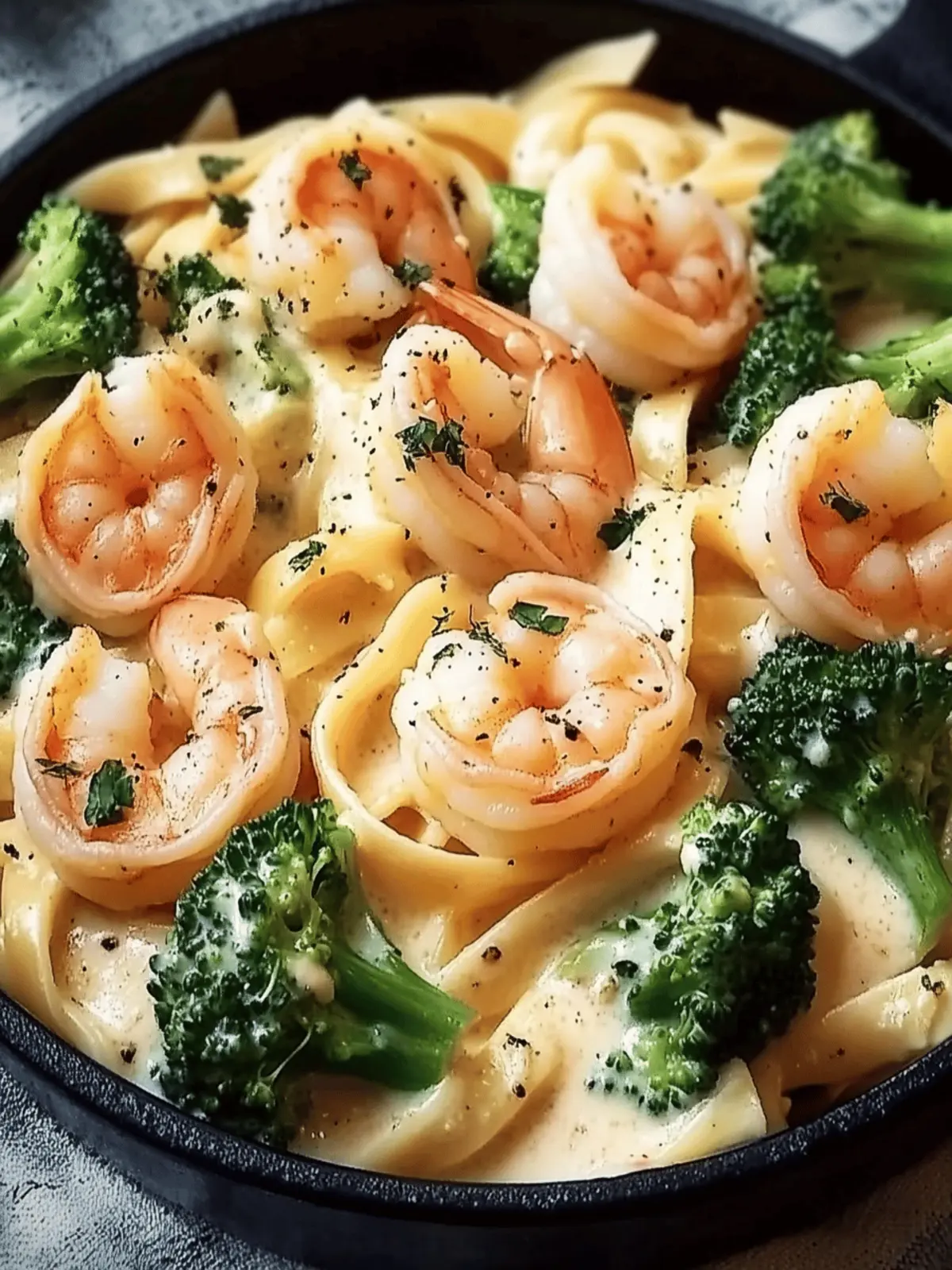 Irresistible Shrimp Broccoli Alfredo Recipe for Cozy Dinners 3 Shrimp Broccoli Alfredo Recipe