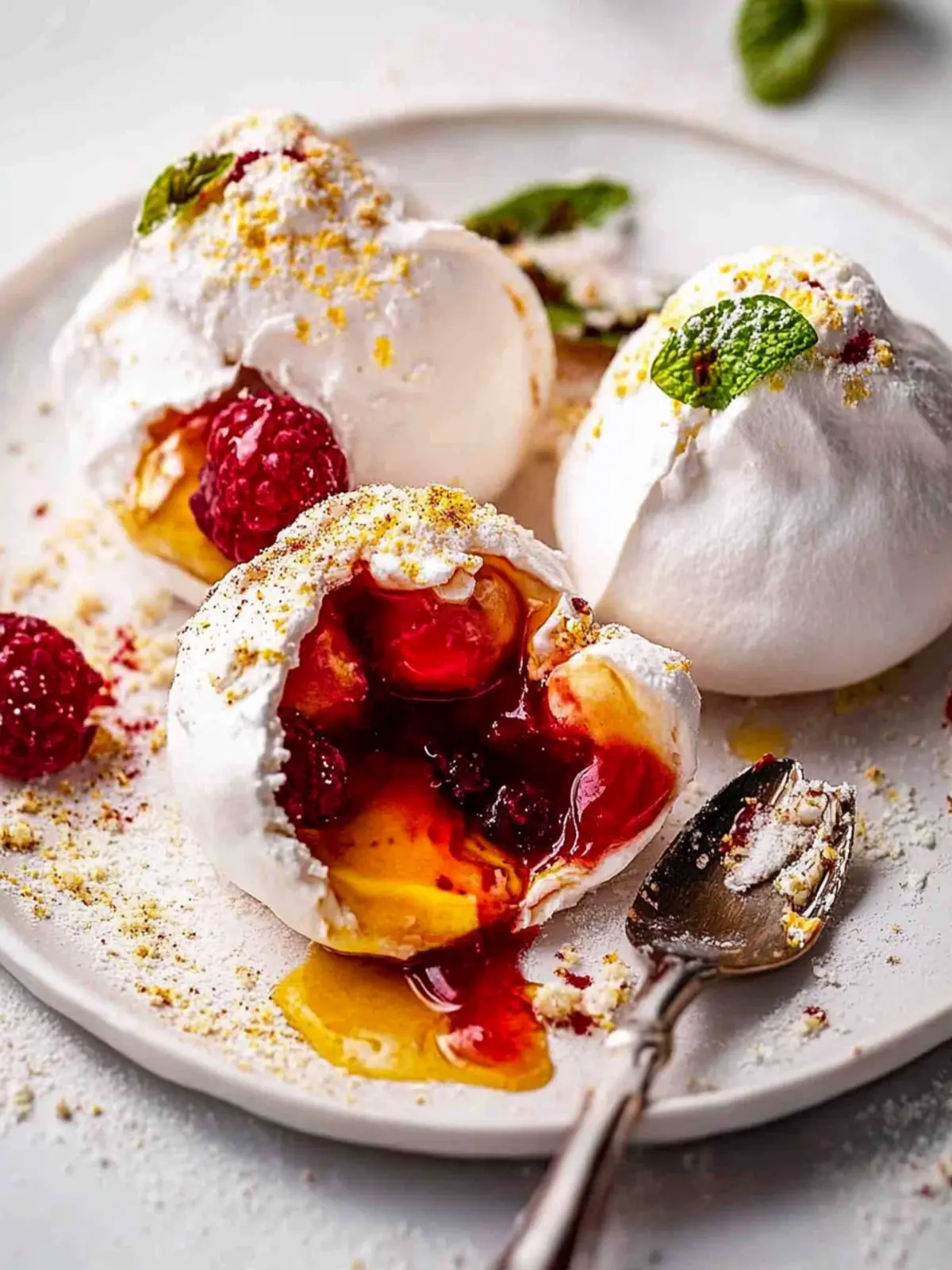 Pavlova Bombs: Irresistible Mini Treats with Flavor Explosions 3 Pavlova Bombs