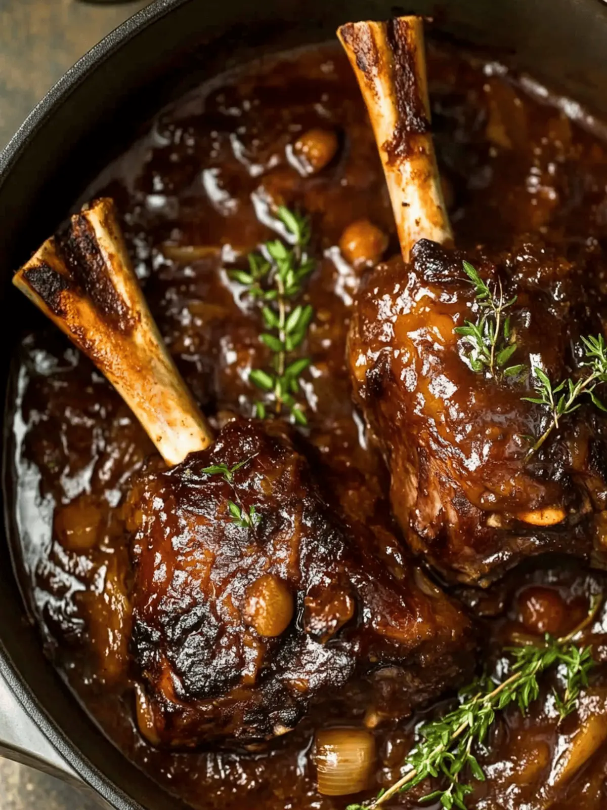 Melt-in-Your-Mouth Slow Braised Lamb Shanks Recipe 2 Slow braised lamb shanks